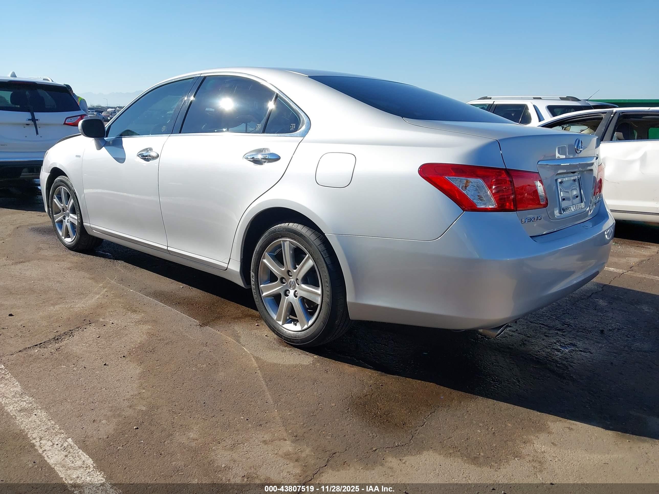 2008 Lexus Es 350 Silver vin: JTHBJ46G582231623
