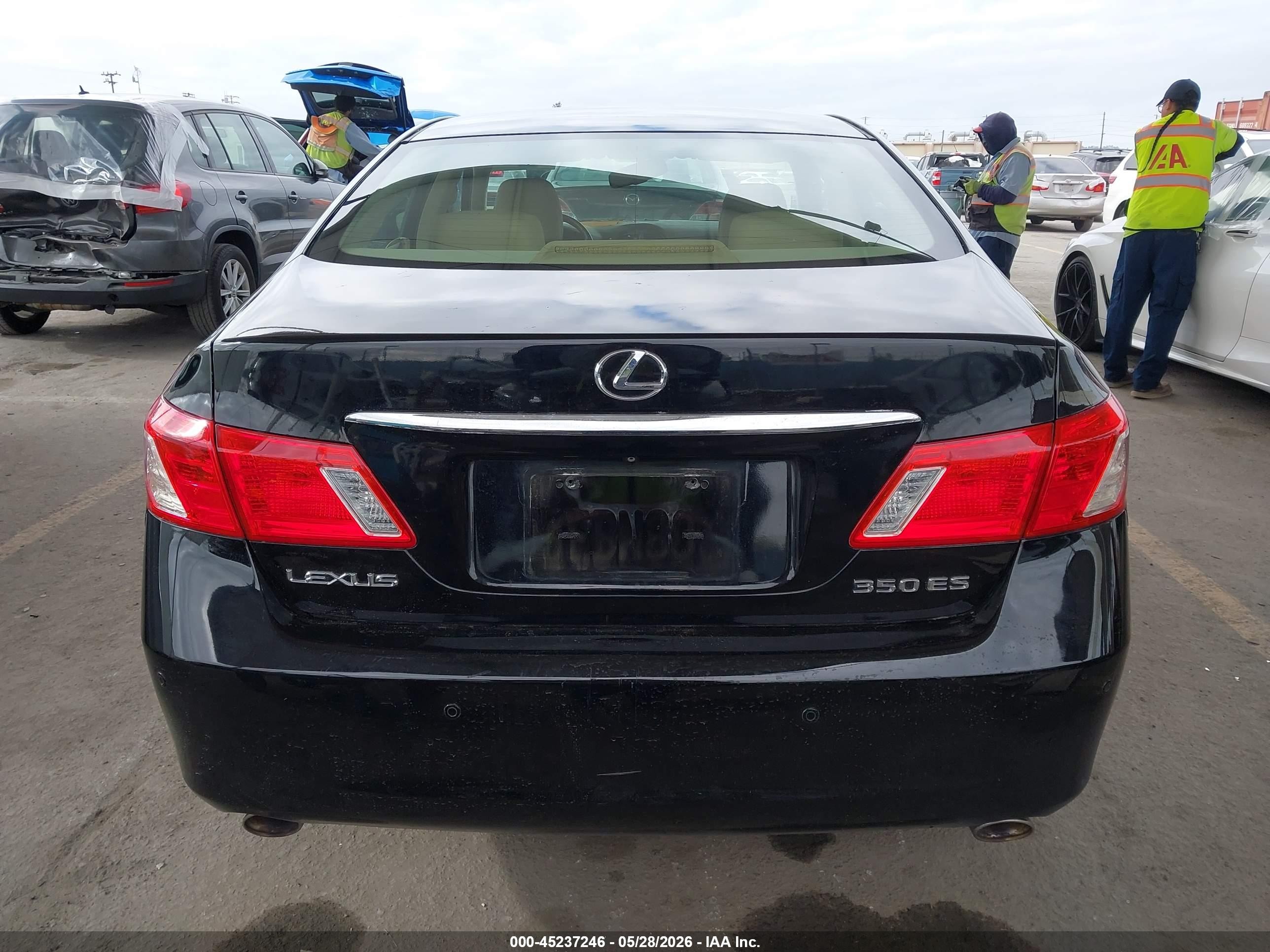 2008 Lexus Es 350   Black vin: JTHBJ46G582235381