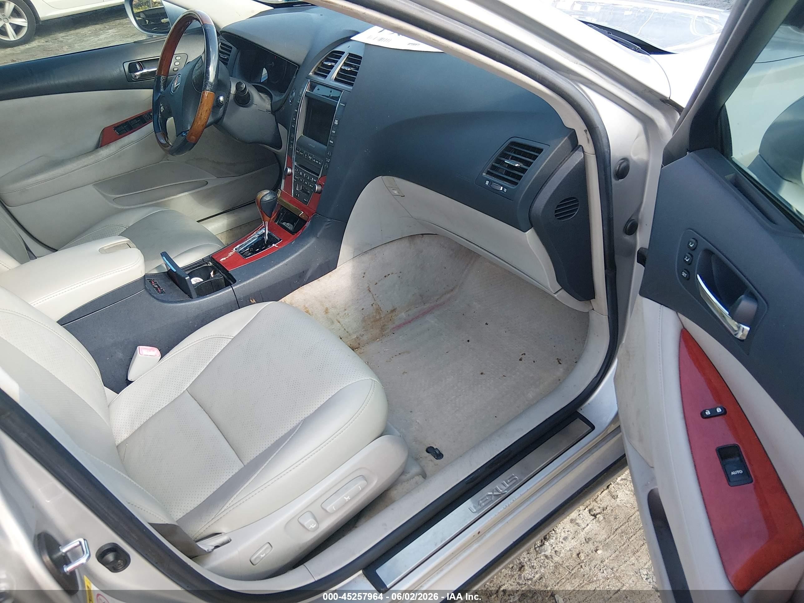 2008 Lexus Es 350   Silver vin: JTHBJ46G582244825