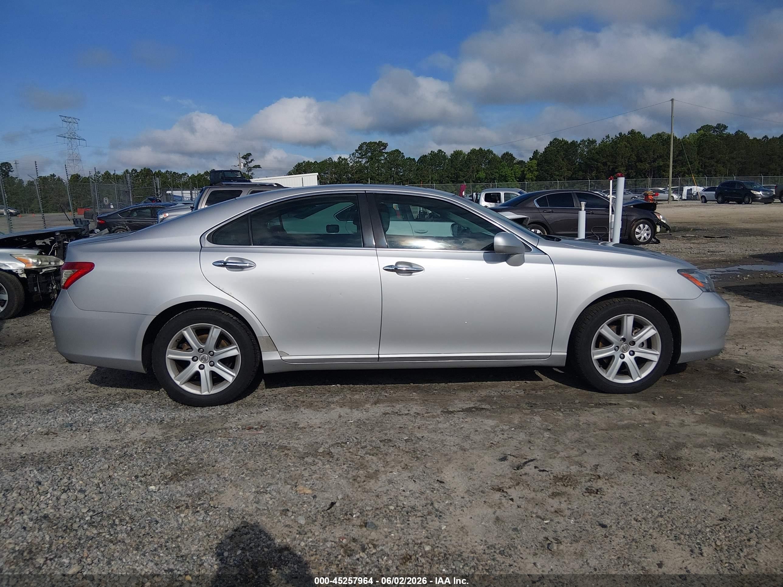 2008 Lexus Es 350   Silver vin: JTHBJ46G582244825