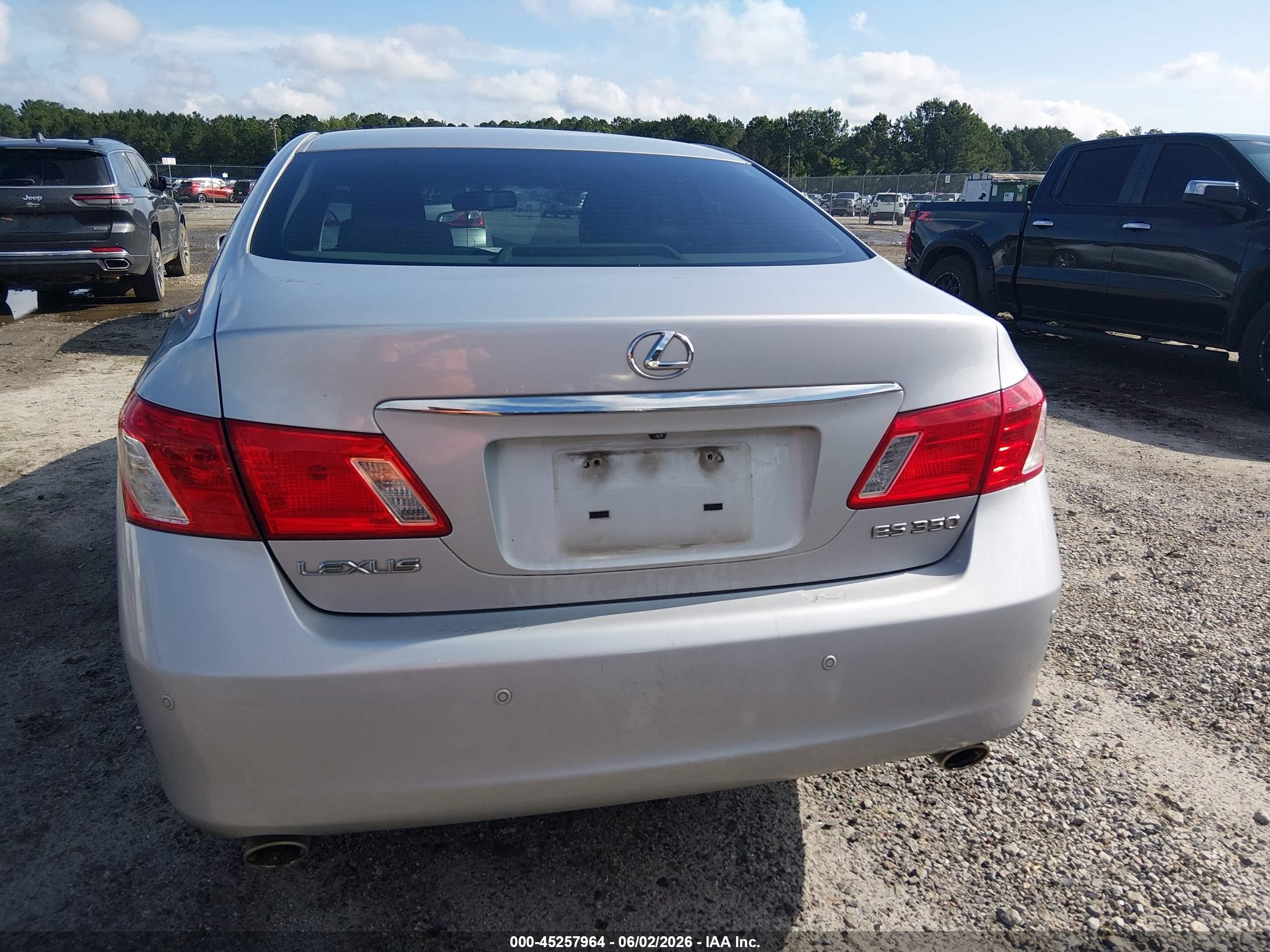 2008 Lexus Es 350   Silver vin: JTHBJ46G582244825