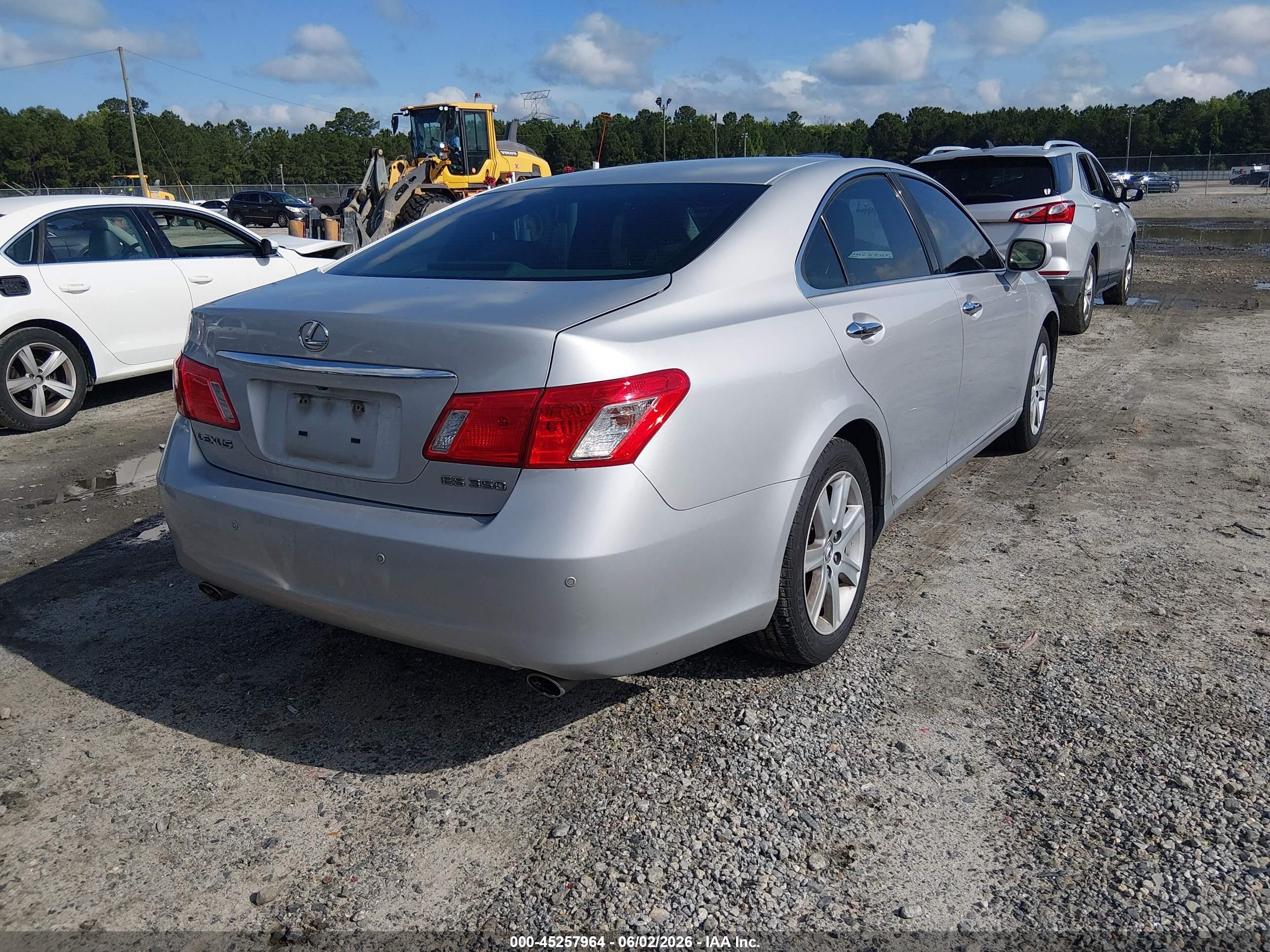 2008 Lexus Es 350   Silver vin: JTHBJ46G582244825