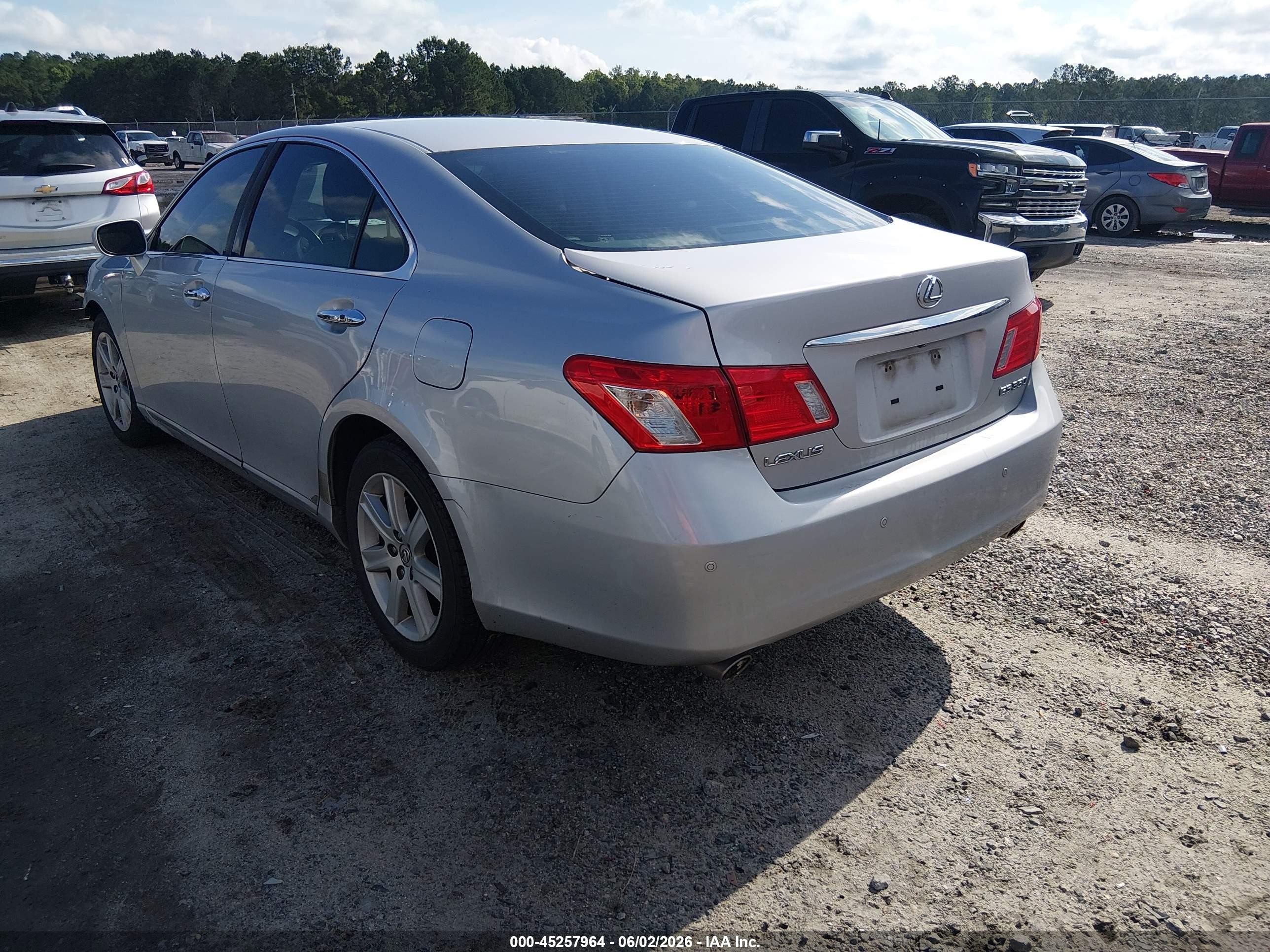 2008 Lexus Es 350   Silver vin: JTHBJ46G582244825
