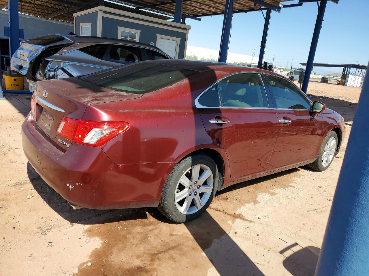 2008 Lexus Es 350 Burgundy vin: JTHBJ46G582261902