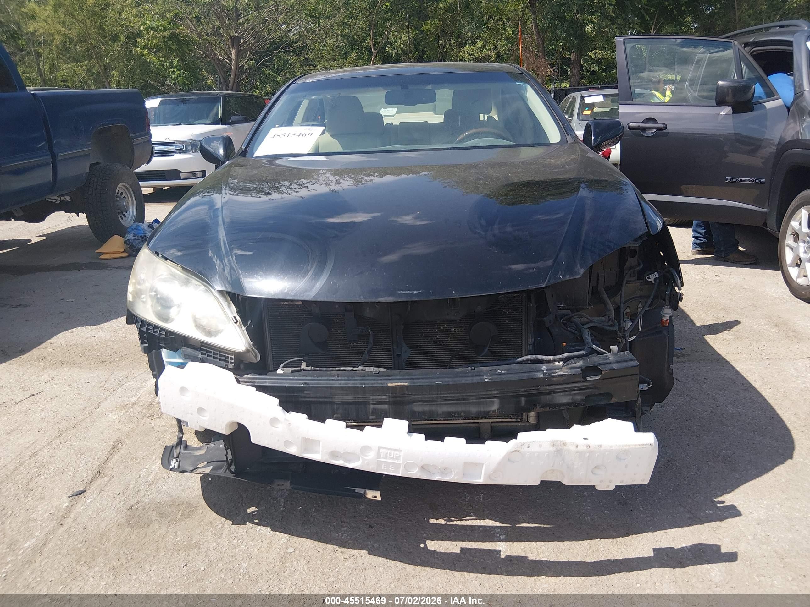 2008 Lexus Es 350   Черный vin: JTHBJ46G582262645