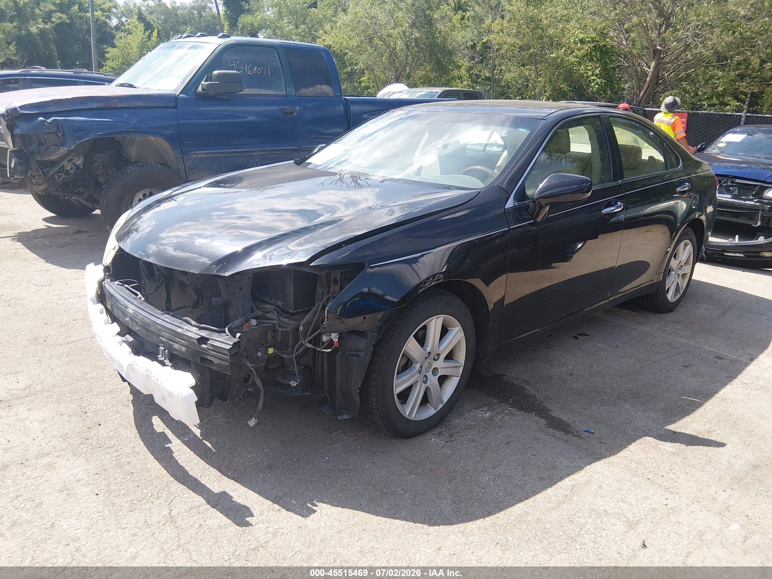 2008 Lexus Es 350   Черный vin: JTHBJ46G582262645