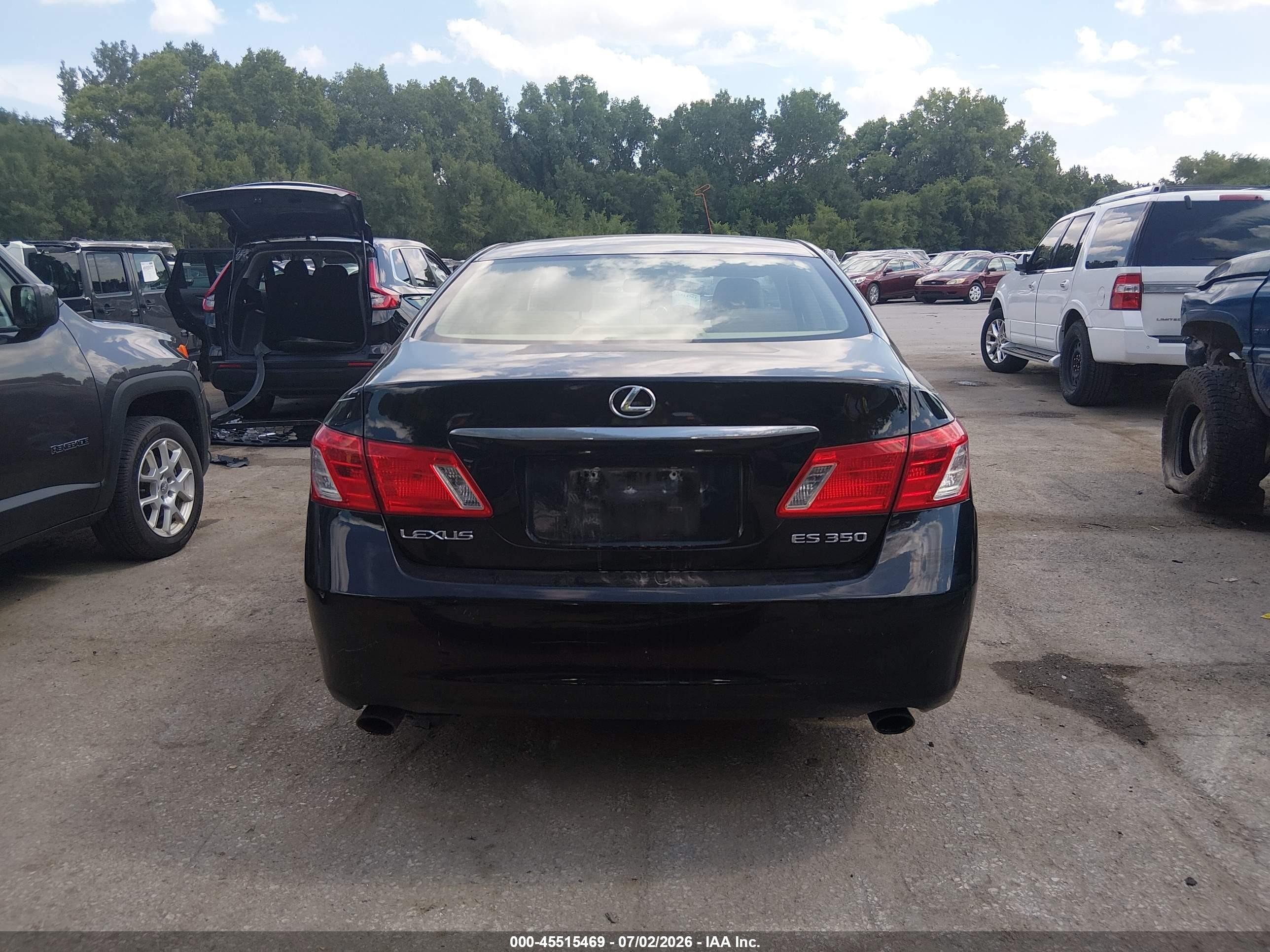 2008 Lexus Es 350   Черный vin: JTHBJ46G582262645