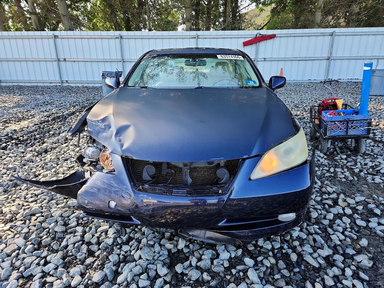 2008 Lexus Es 350 Blue vin: JTHBJ46G582265027