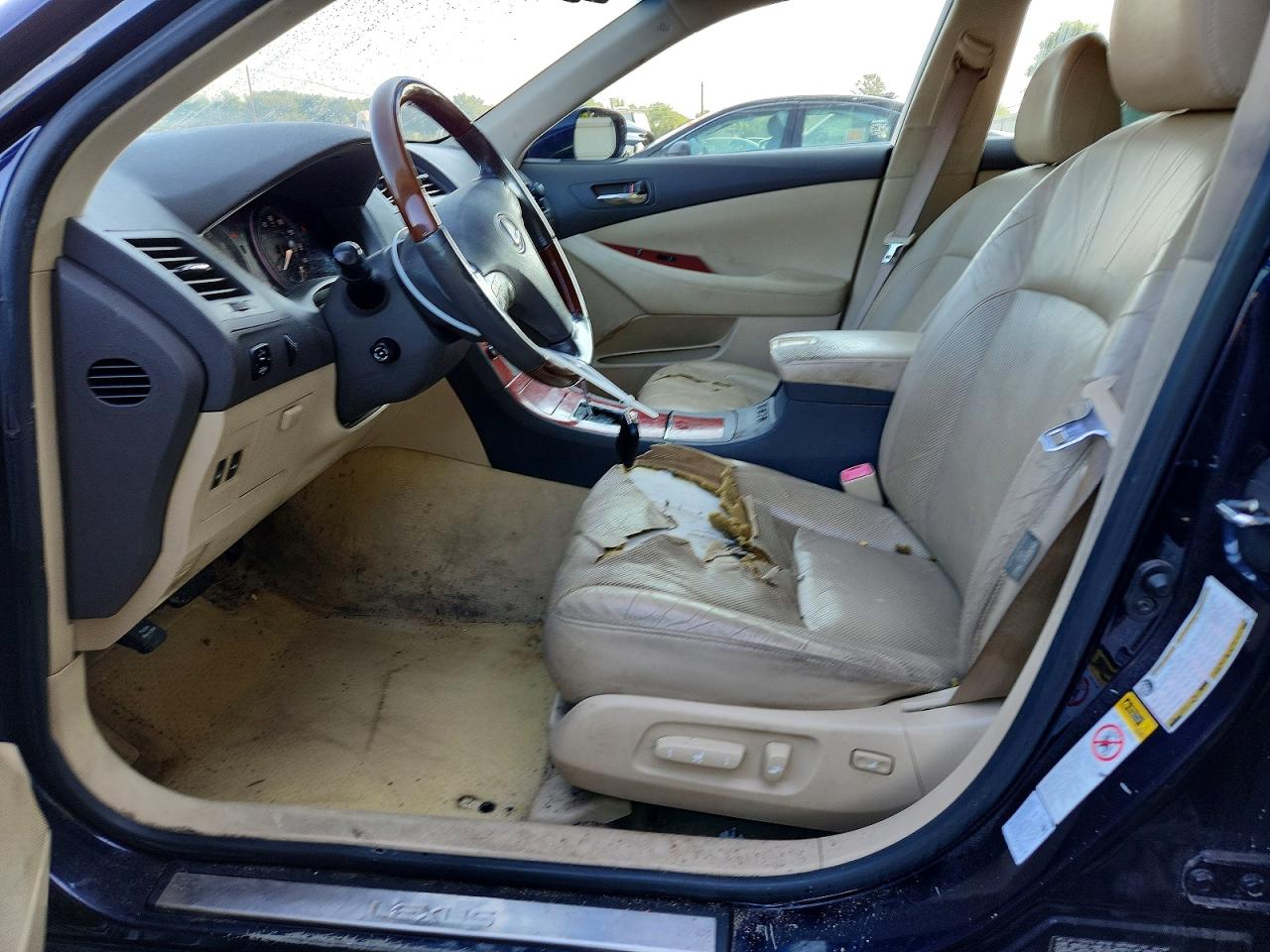 2008 Lexus Es 350 Blue vin: JTHBJ46G582265027