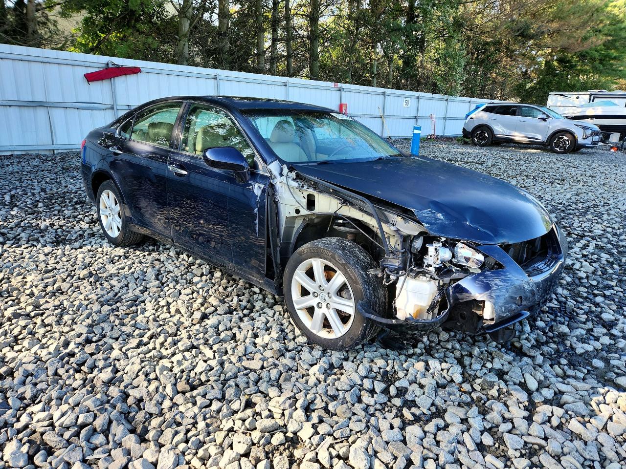 2008 Lexus Es 350 Blue vin: JTHBJ46G582265027