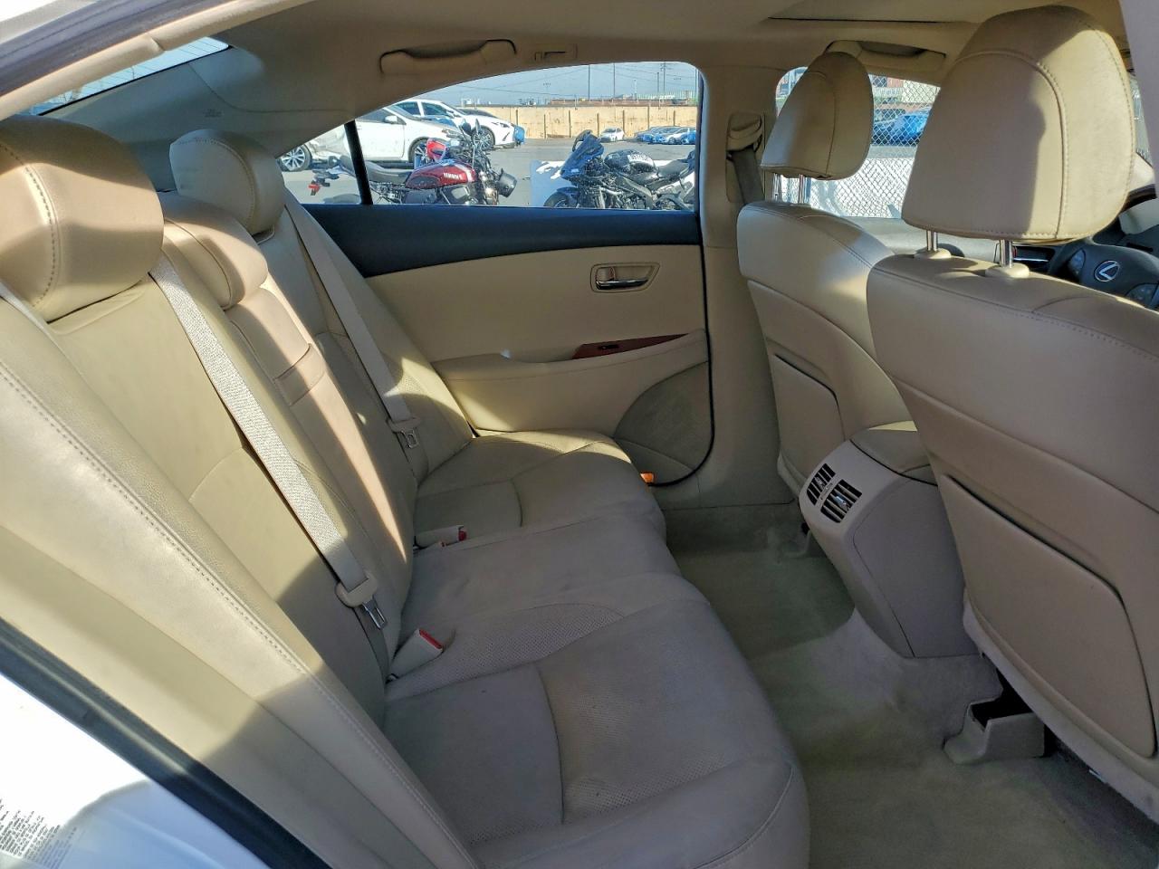 2009 Lexus Es 350 White vin: JTHBJ46G592288146