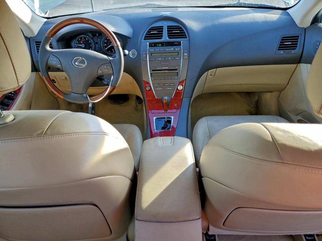 2009 Lexus Es 350 White vin: JTHBJ46G592288146