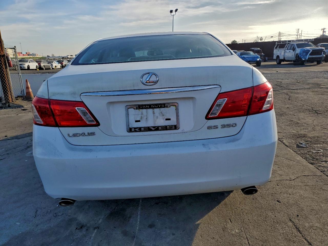 2009 Lexus Es 350 White vin: JTHBJ46G592288146