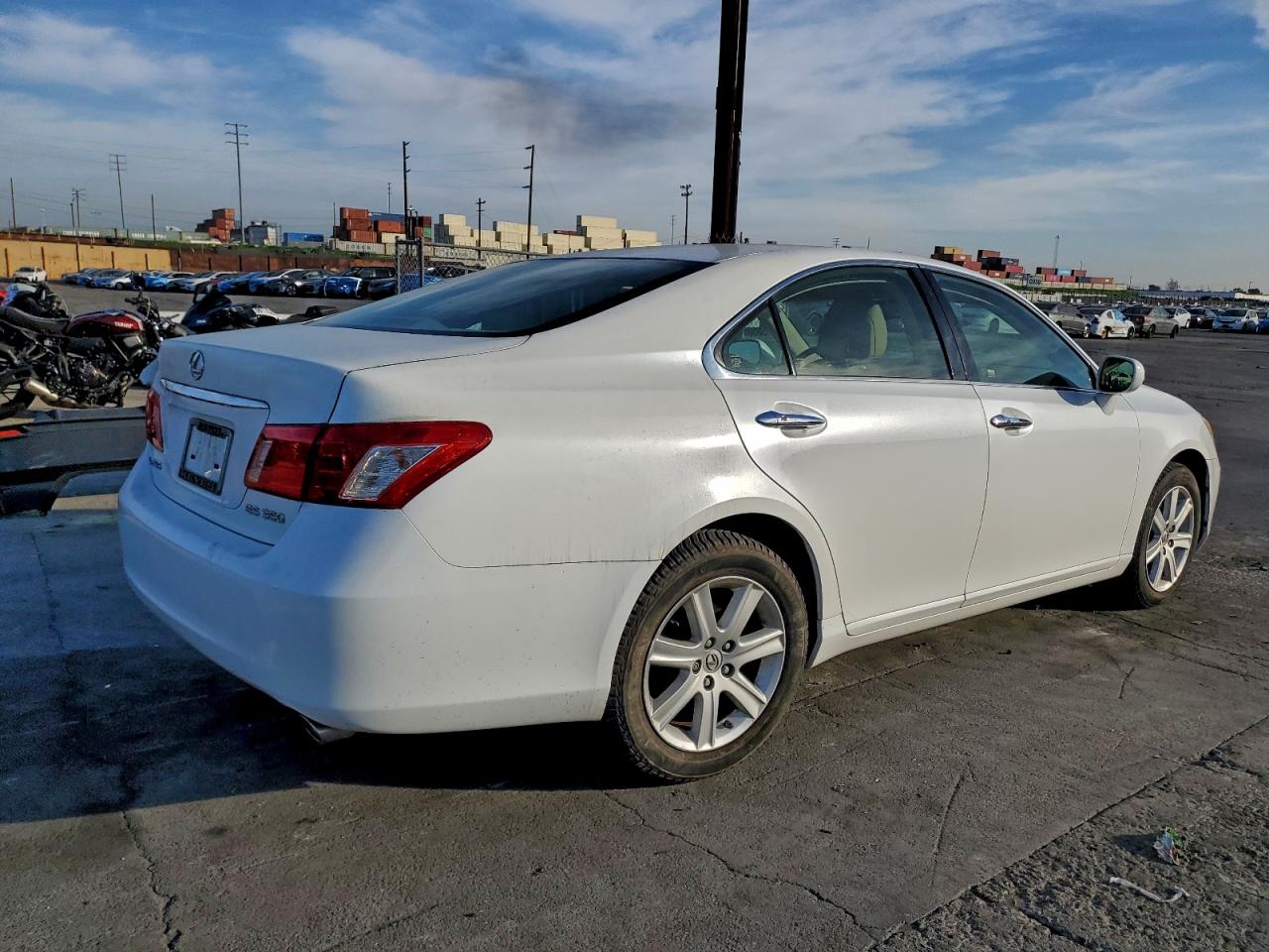 2009 Lexus Es 350 White vin: JTHBJ46G592288146