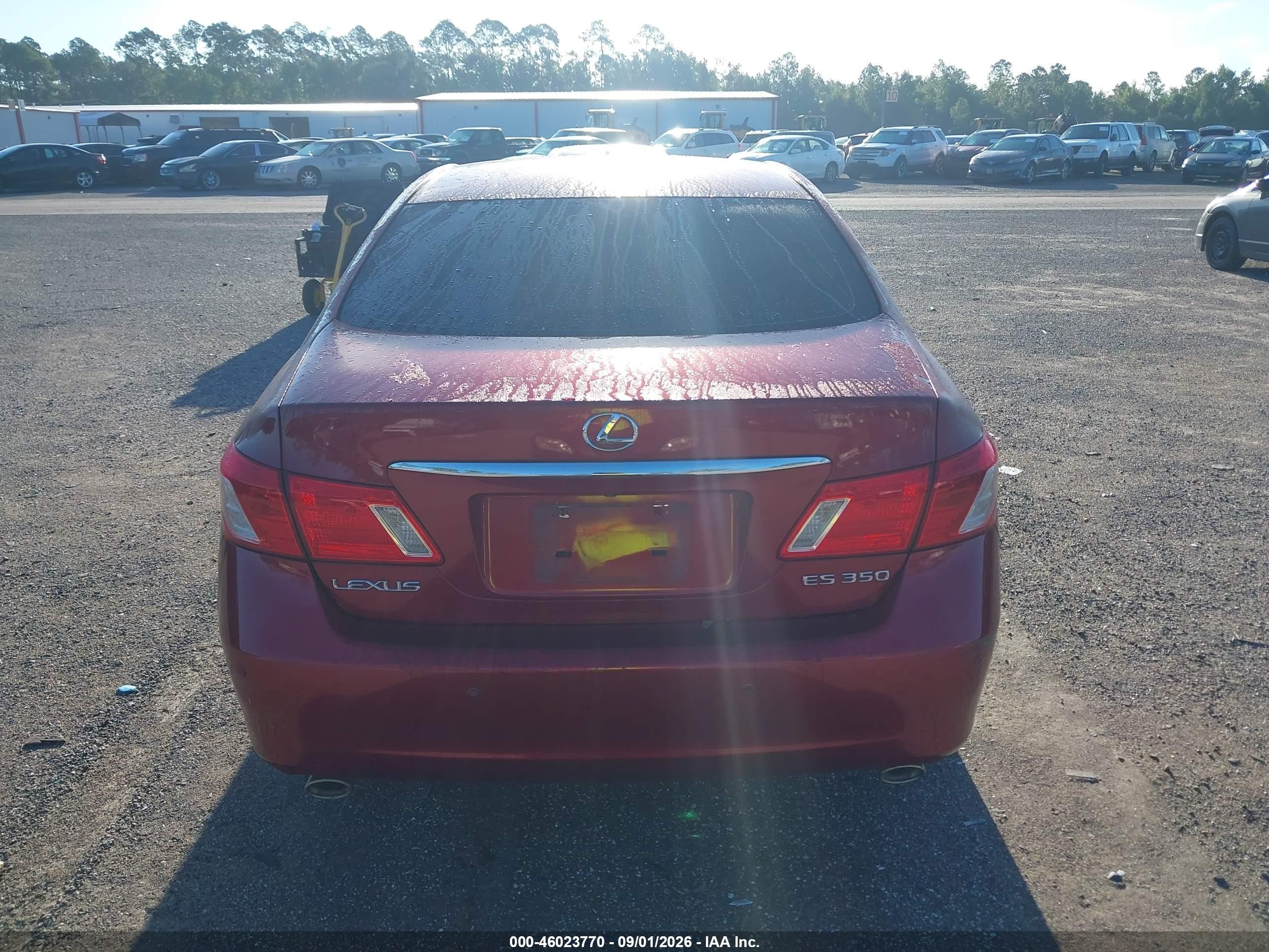 2009 Lexus Es 350   Burgundy vin: JTHBJ46G592288616