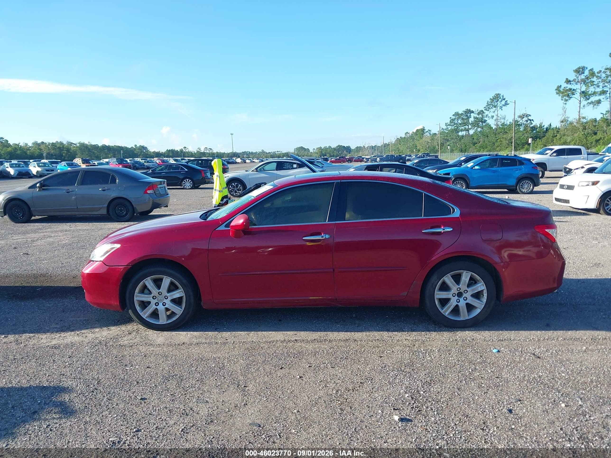 2009 Lexus Es 350   Burgundy vin: JTHBJ46G592288616