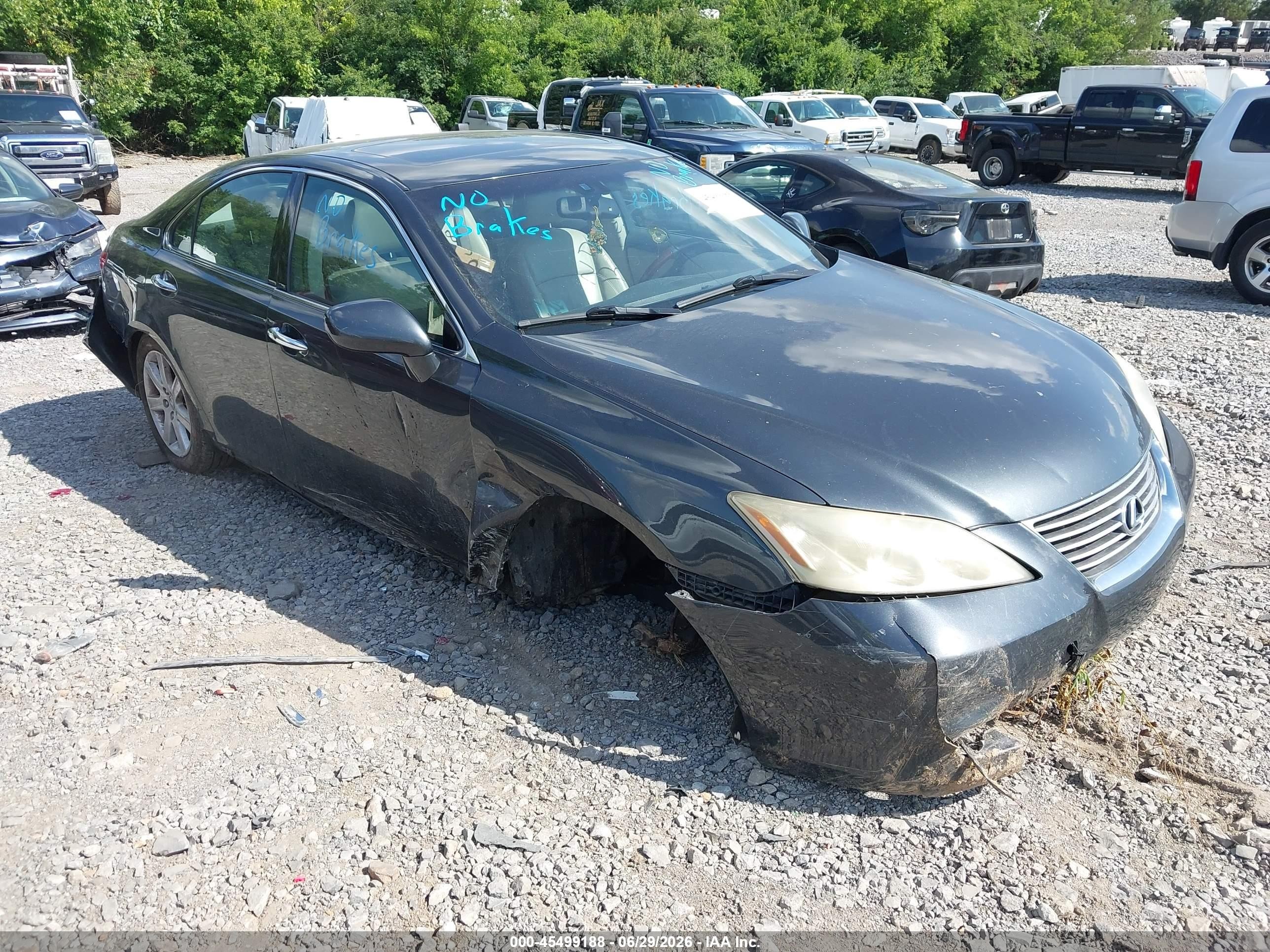 2009 Lexus Es 350   Dark Blue vin: JTHBJ46G592298482