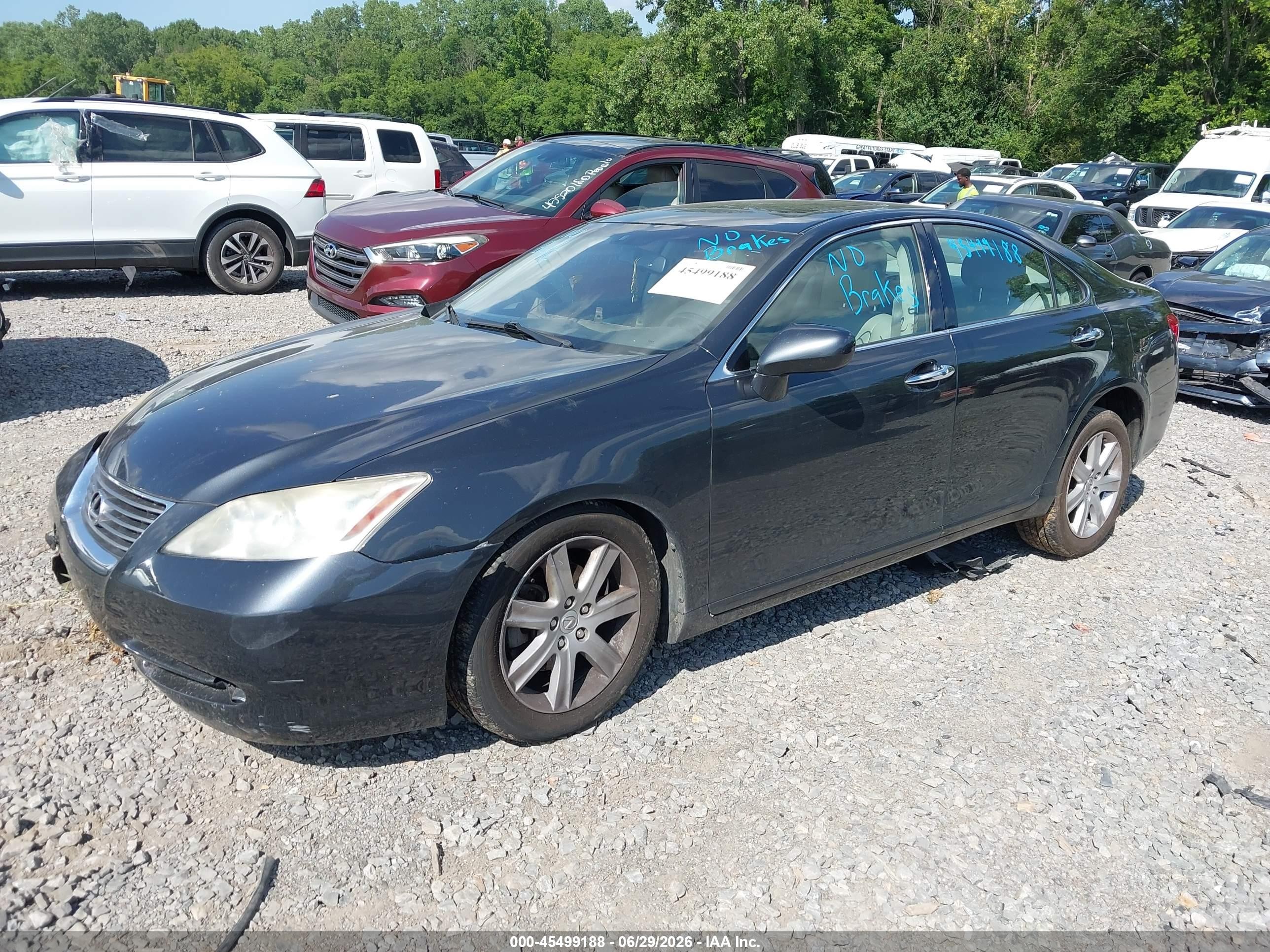 2009 Lexus Es 350   Dark Blue vin: JTHBJ46G592298482