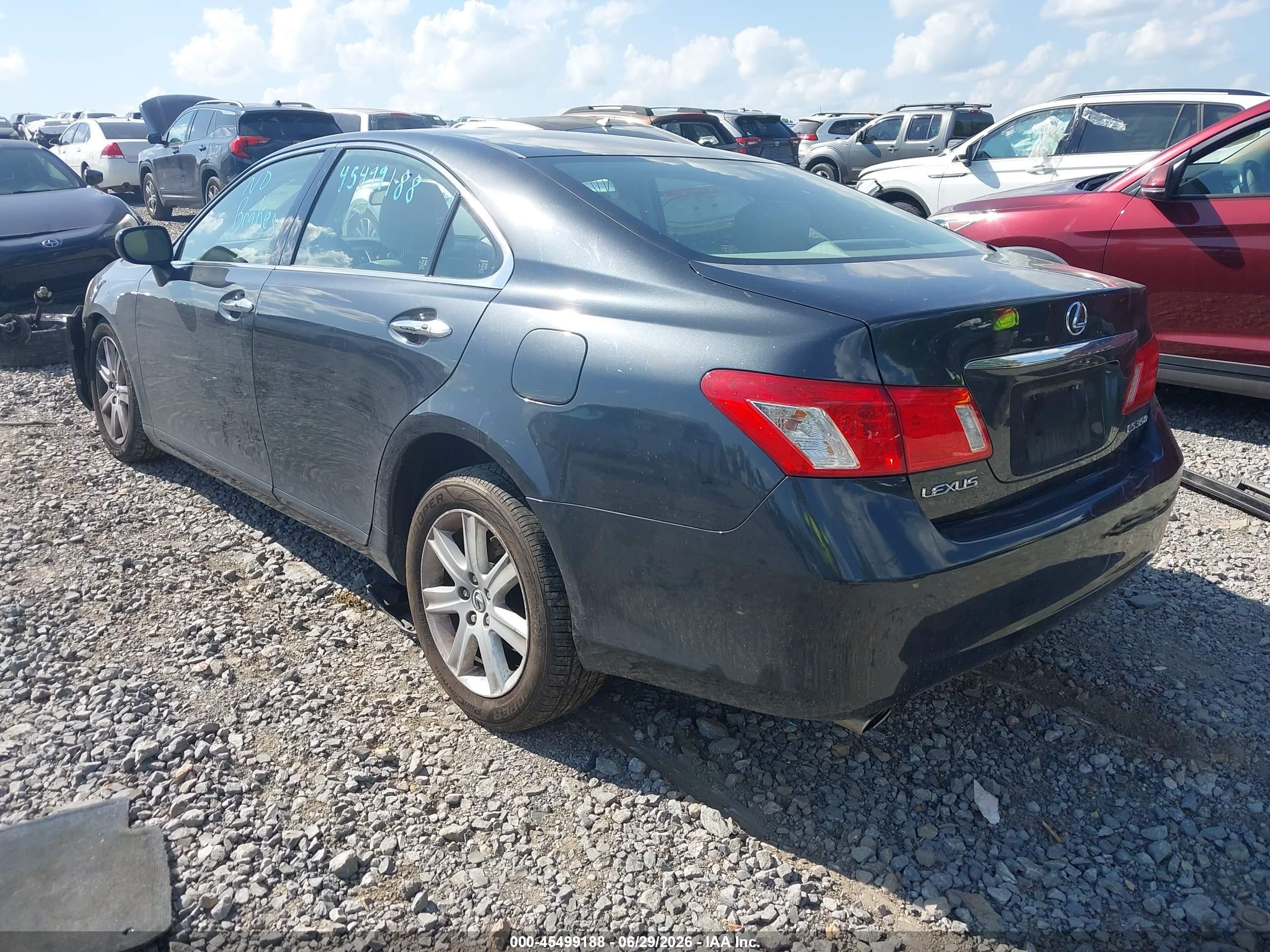 2009 Lexus Es 350   Dark Blue vin: JTHBJ46G592298482