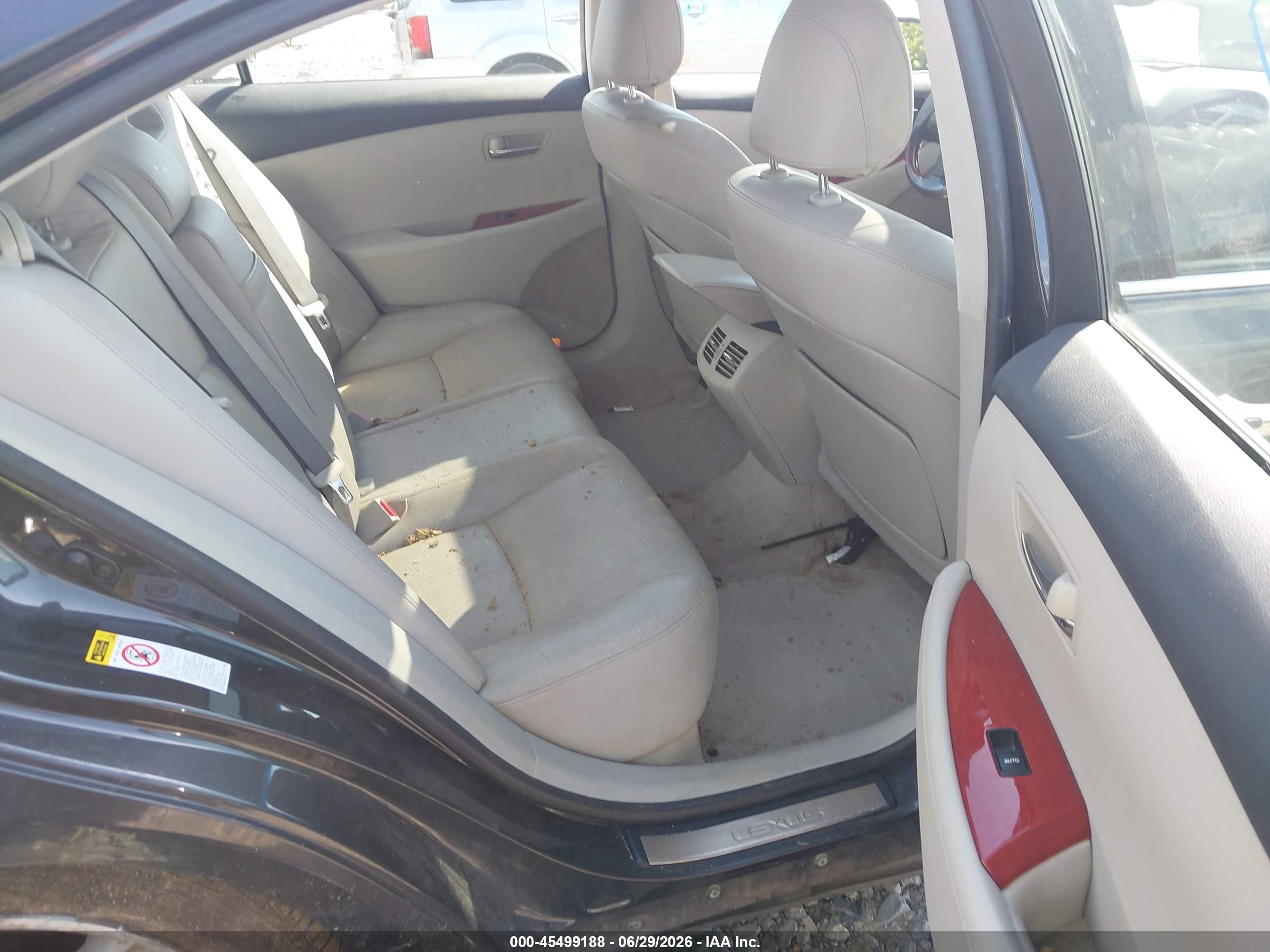 2009 Lexus Es 350   Dark Blue vin: JTHBJ46G592298482