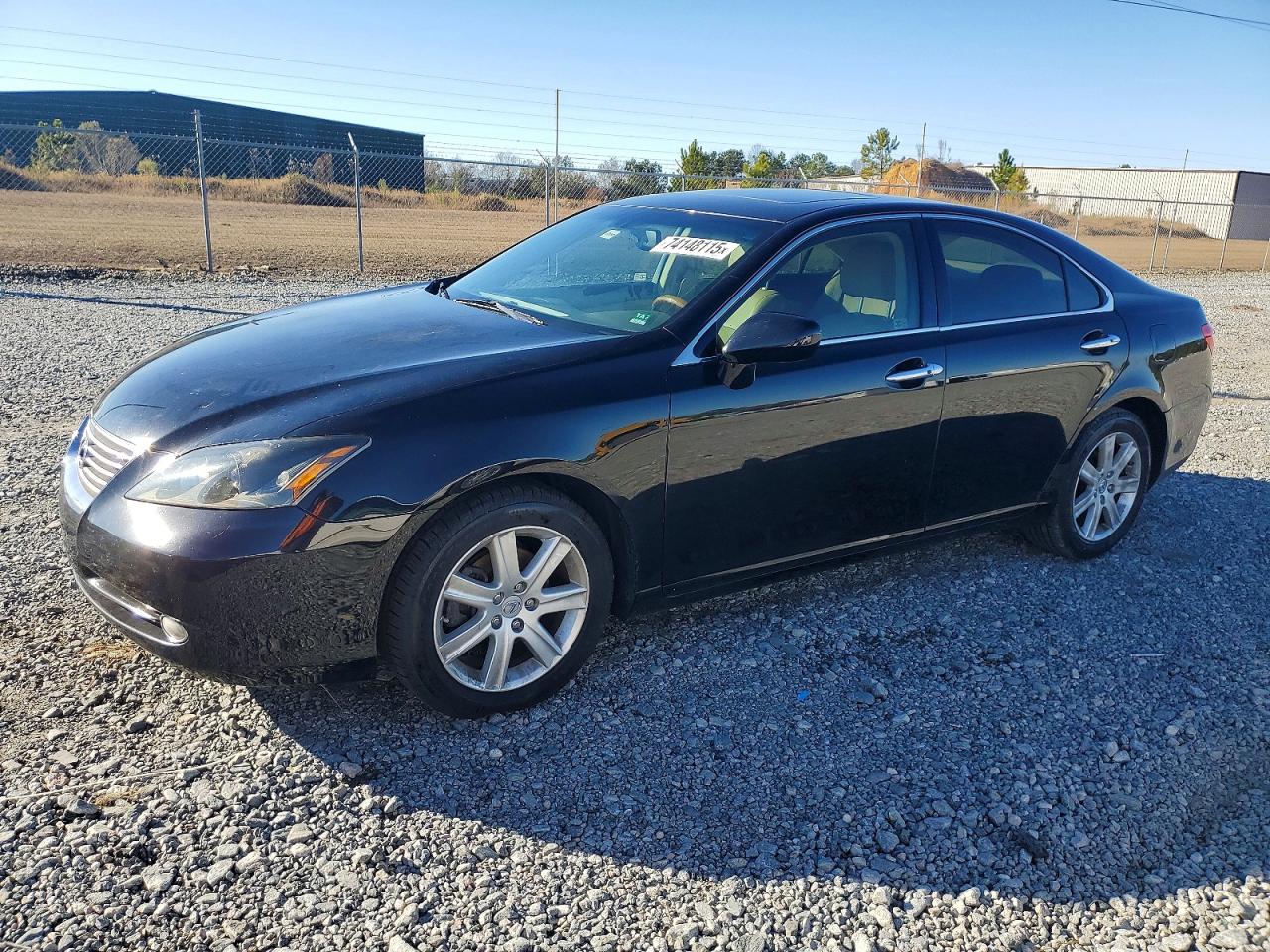 2009 Lexus Es 350 Black vin: JTHBJ46G592299681