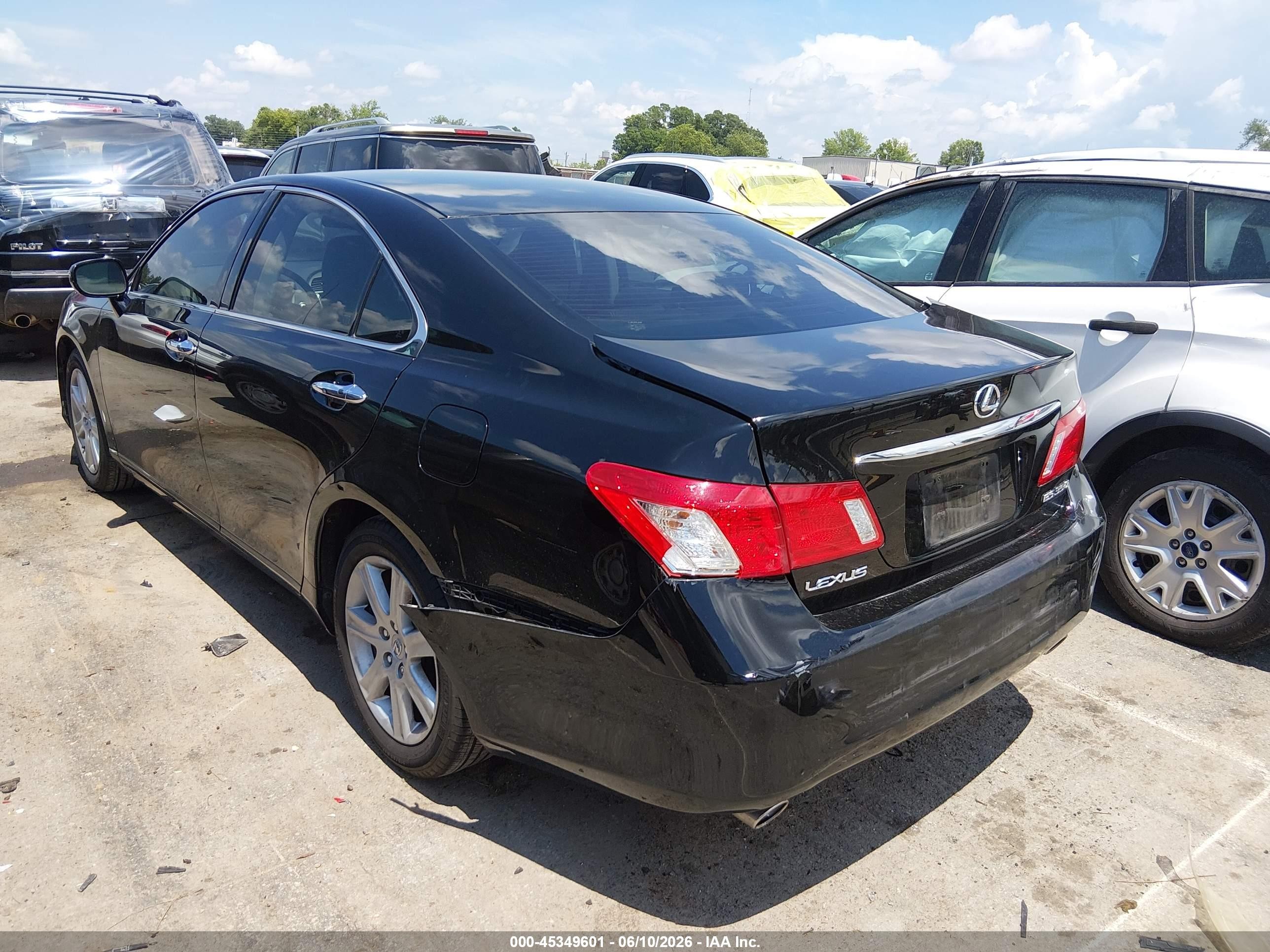 2009 Lexus Es 350   Черный vin: JTHBJ46G592302675