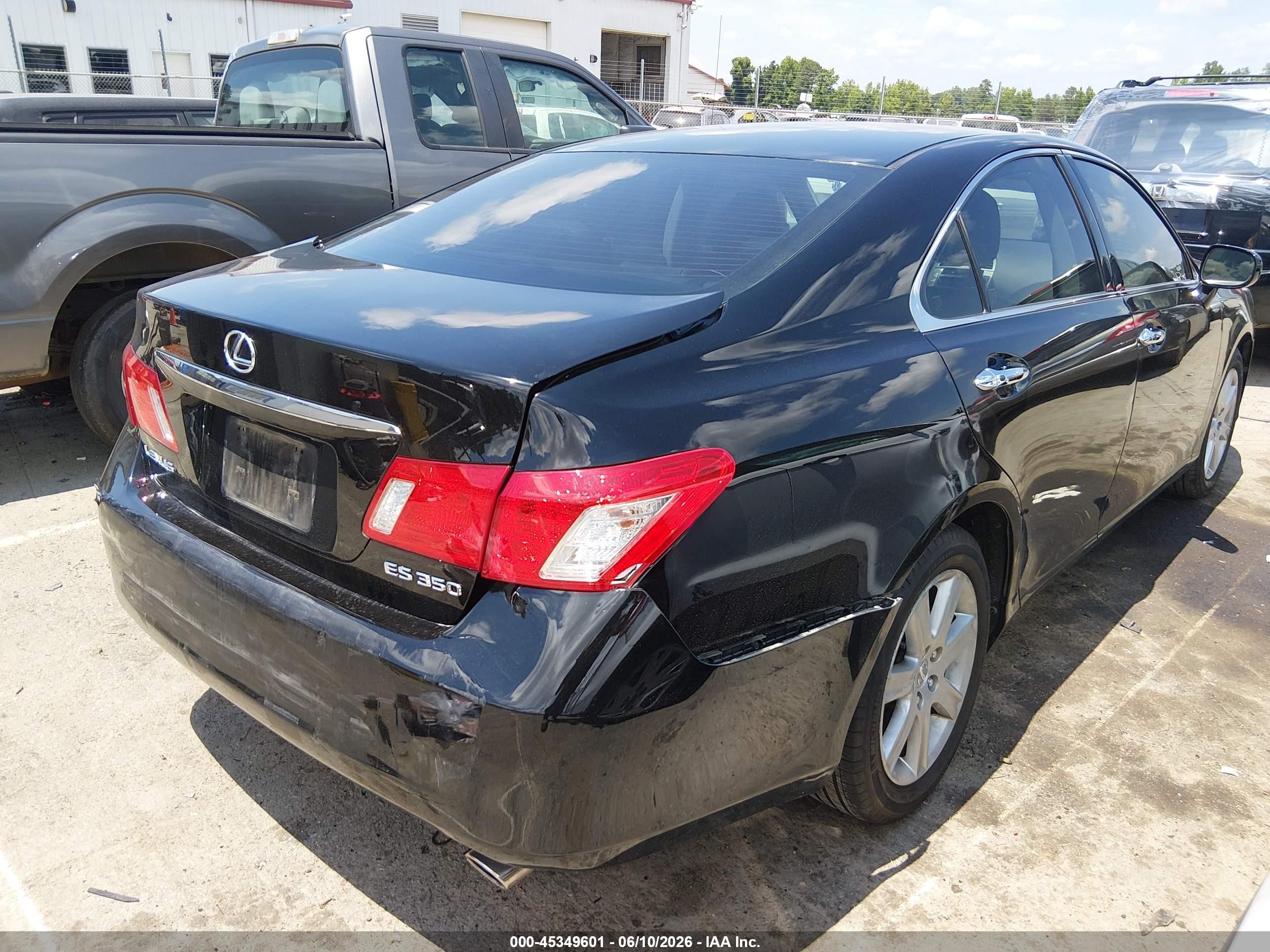 2009 Lexus Es 350   Черный vin: JTHBJ46G592302675