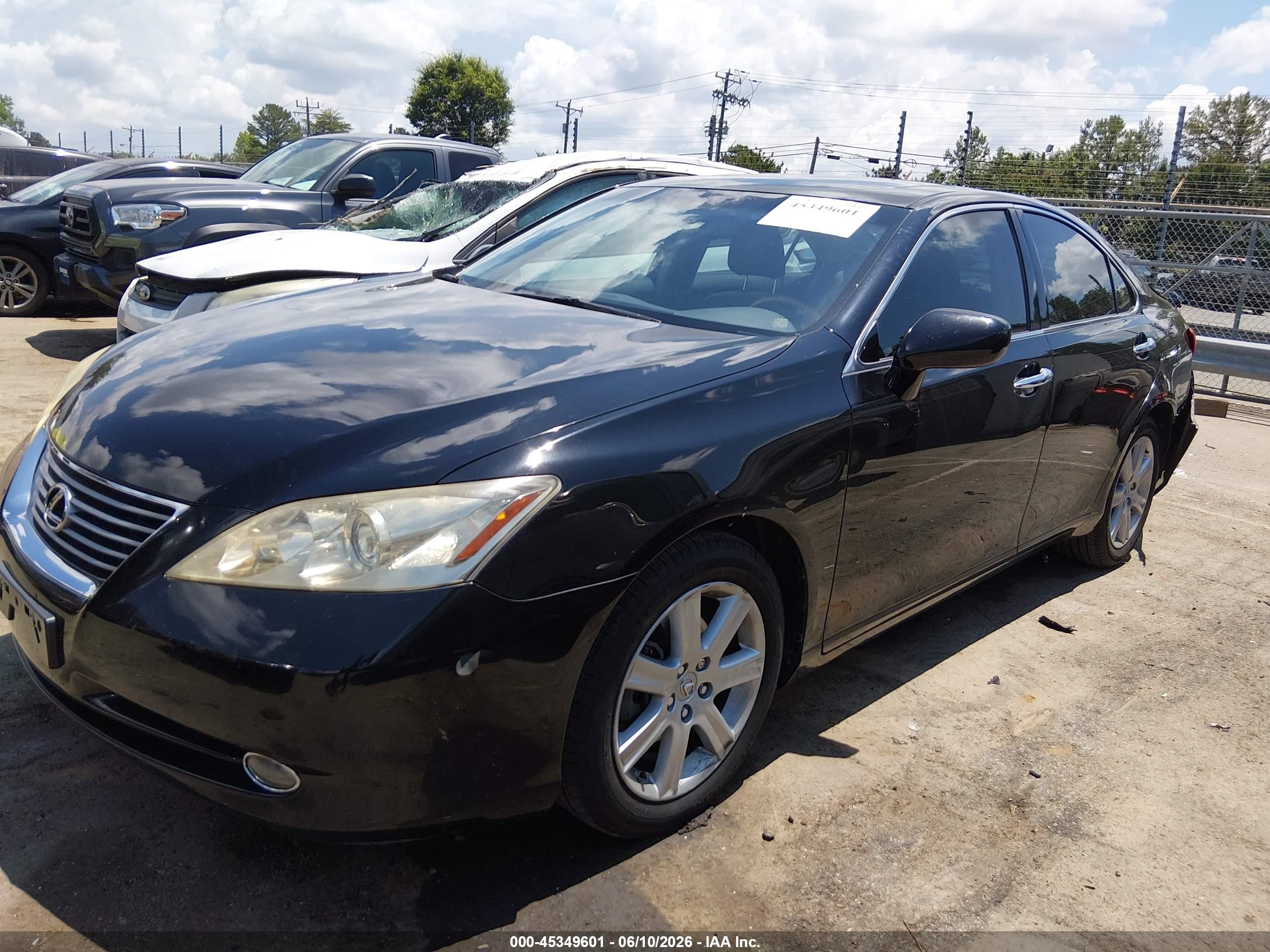 2009 Lexus Es 350   Черный vin: JTHBJ46G592302675