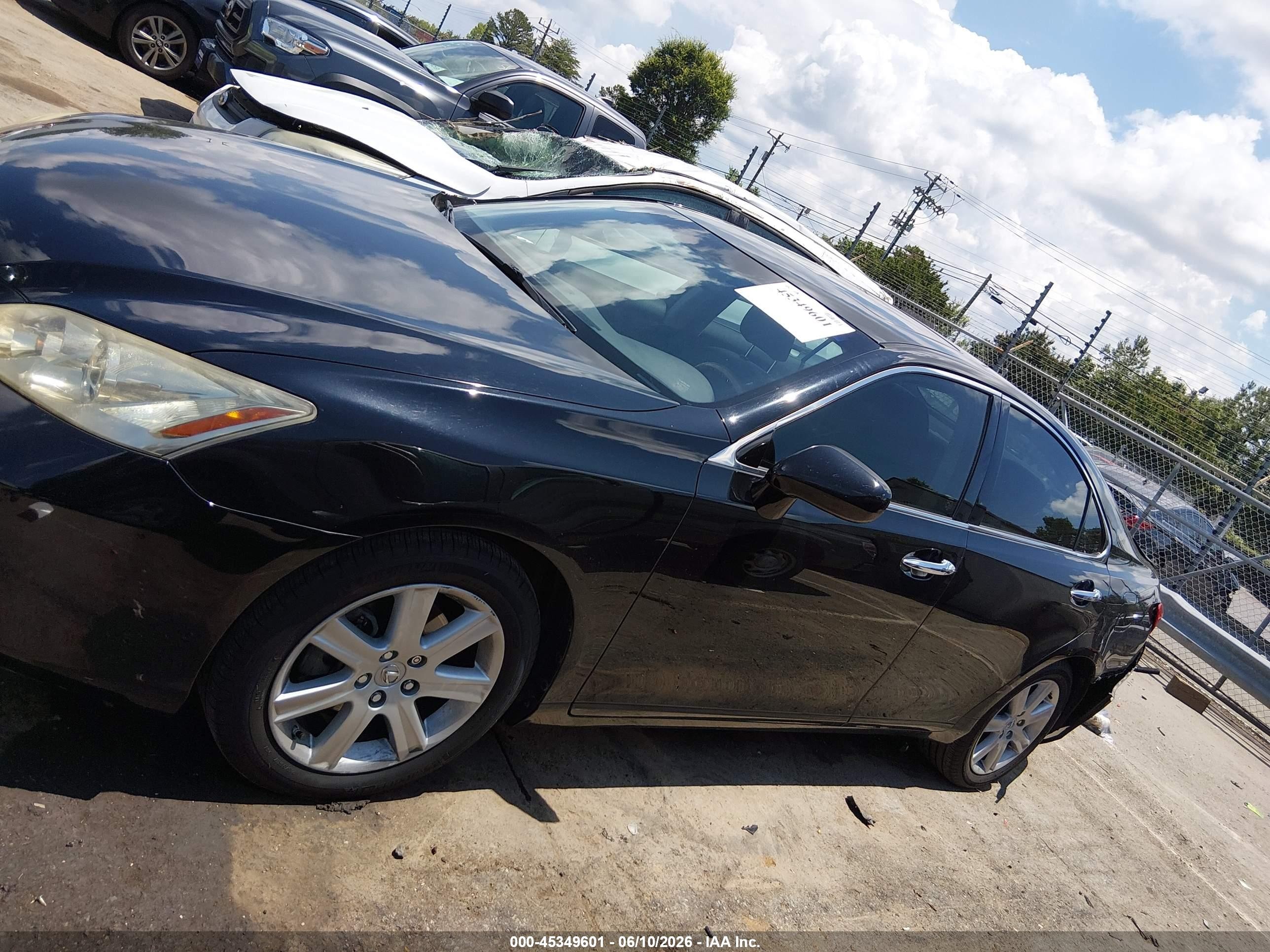 2009 Lexus Es 350   Черный vin: JTHBJ46G592302675