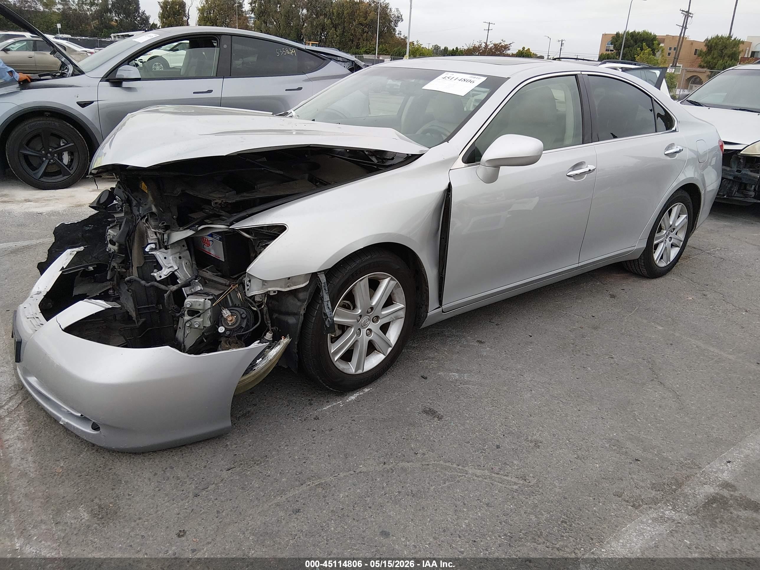 2009 Lexus Es 350   Gray vin: JTHBJ46G592310002