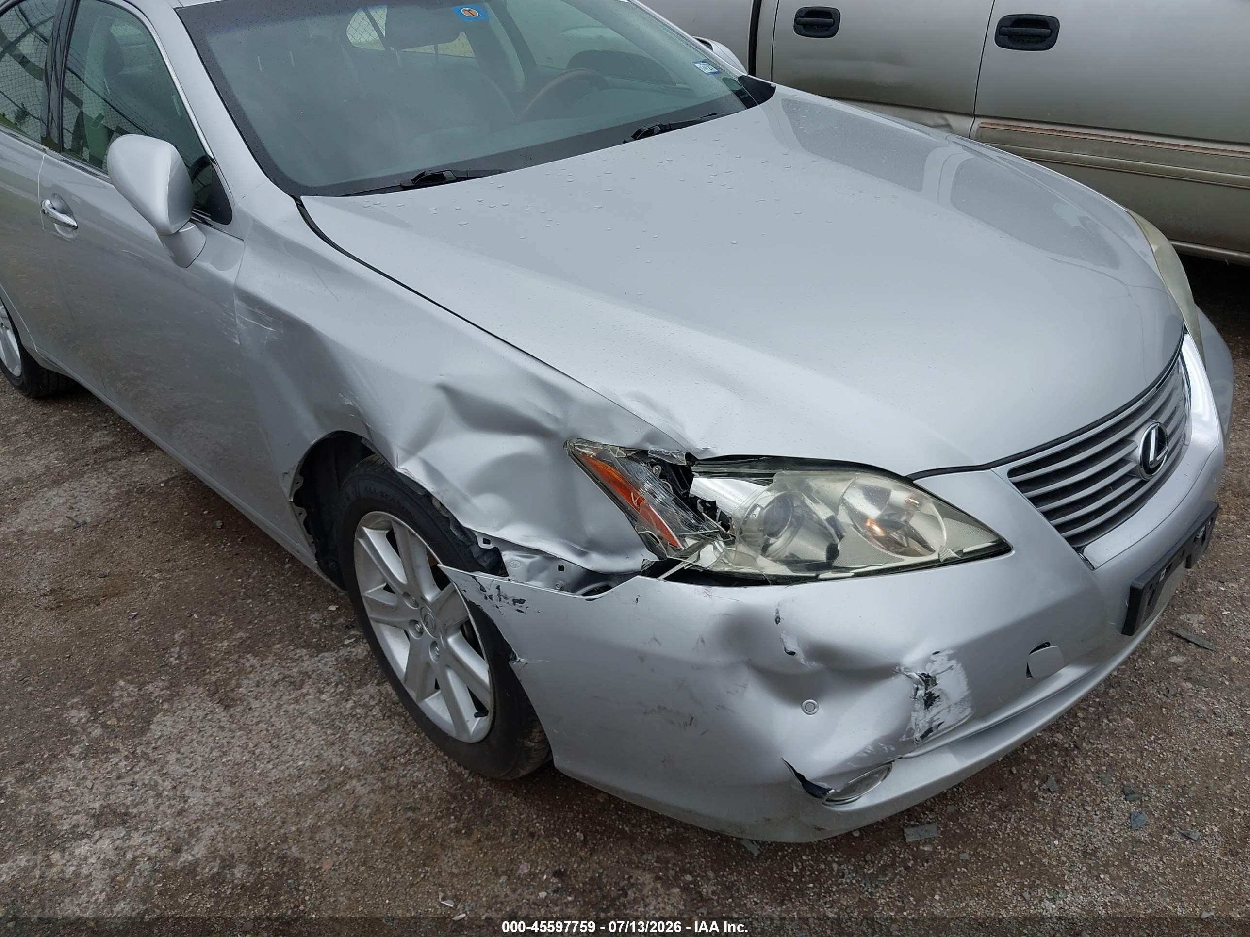 2009 Lexus Es 350   Silver vin: JTHBJ46G592319041