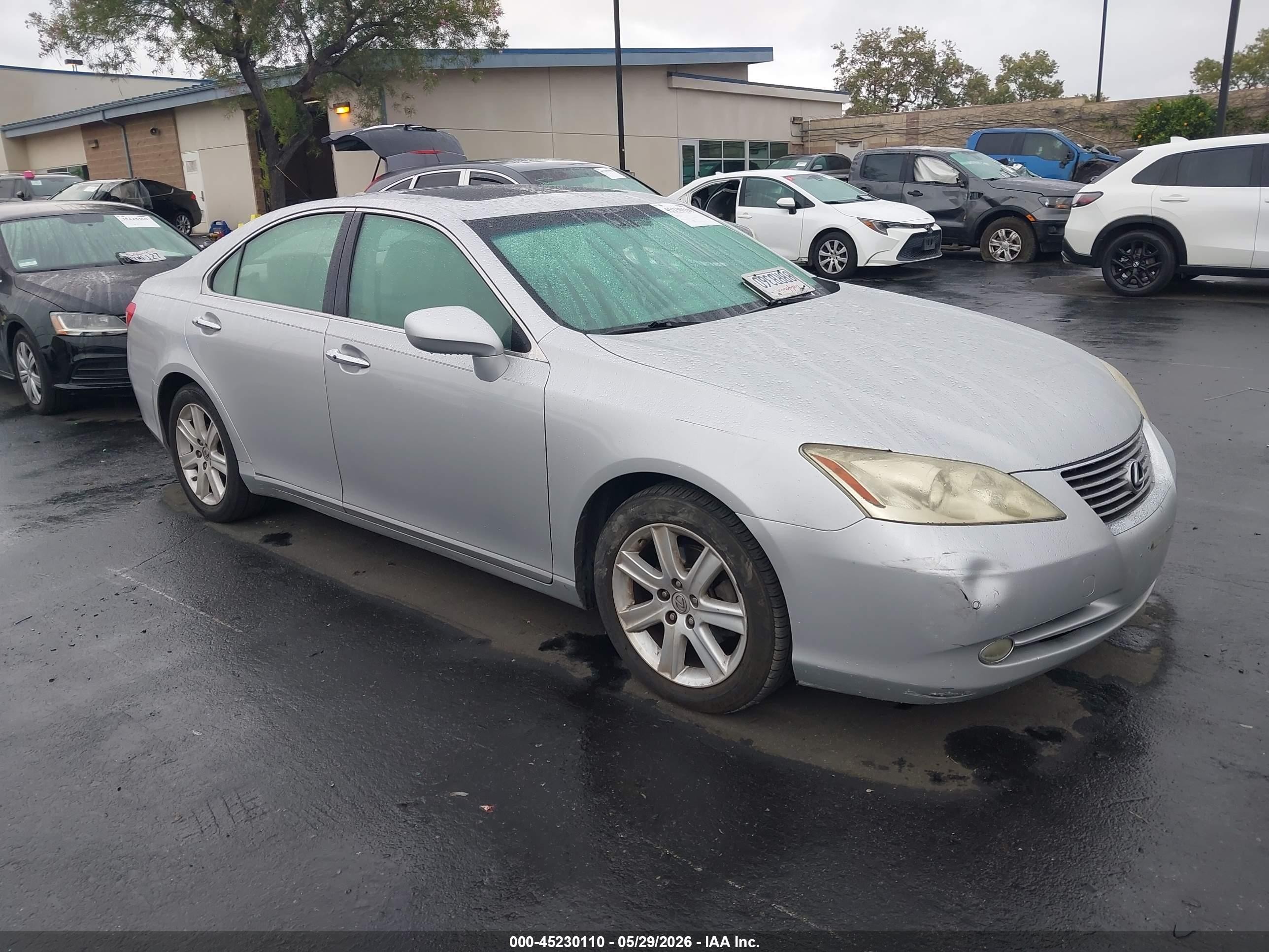 2009 Lexus Es 350 Silver vin: JTHBJ46G592331643