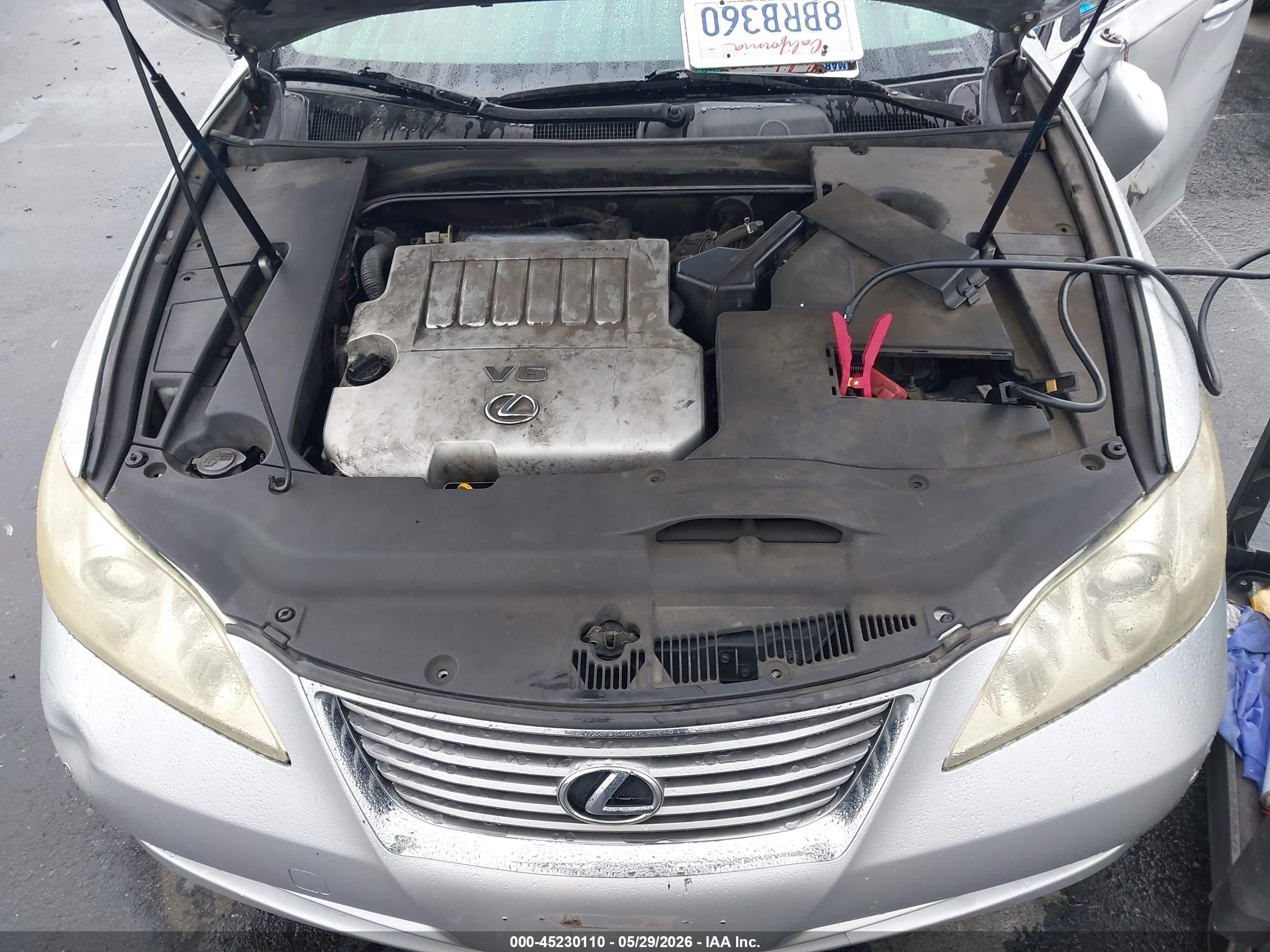 2009 Lexus Es 350 Серебряный vin: JTHBJ46G592331643