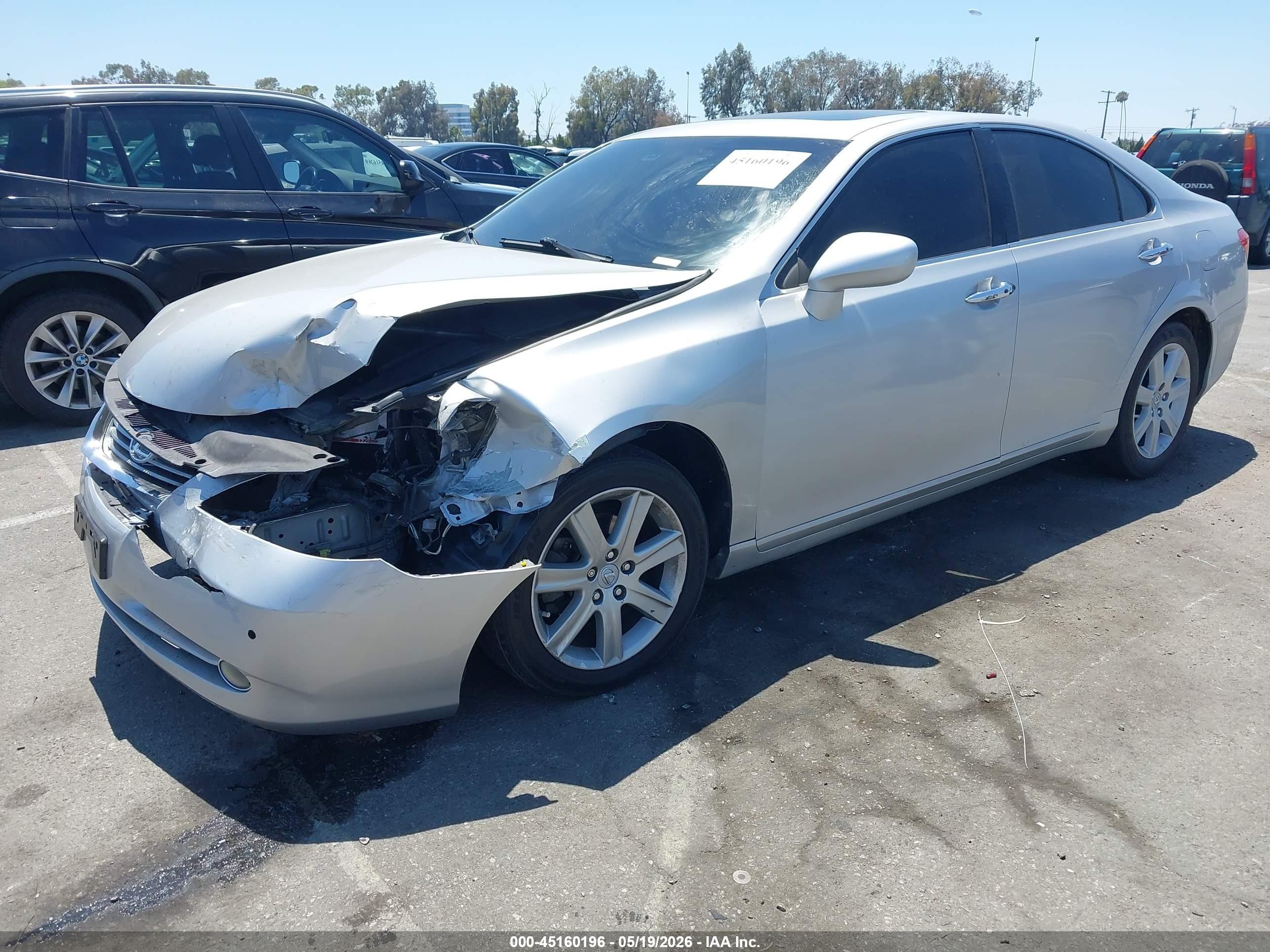 2009 Lexus Es 350   Silver vin: JTHBJ46G592338916