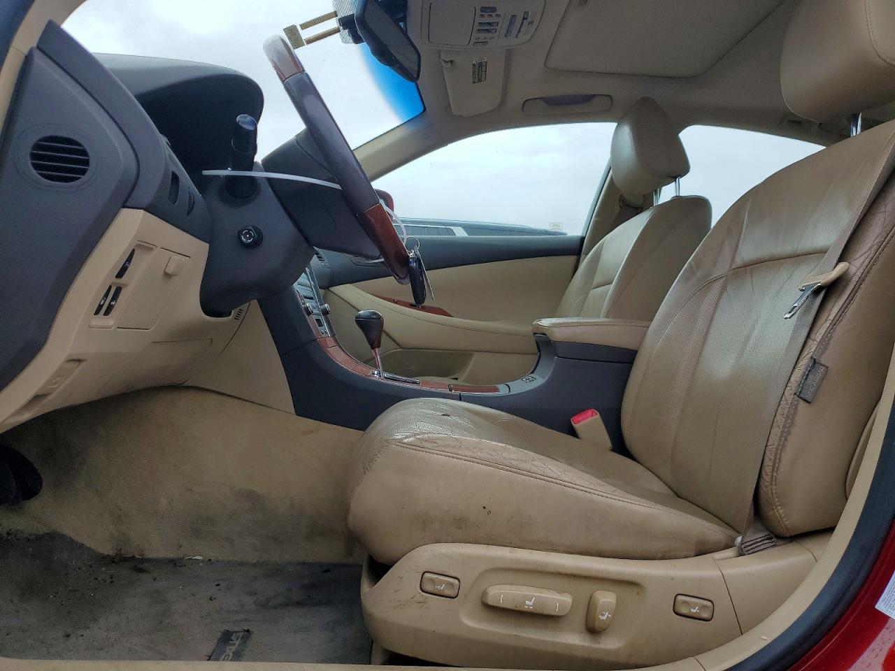 2009 Lexus Es 350 Бордовый vin: JTHBJ46G592341122