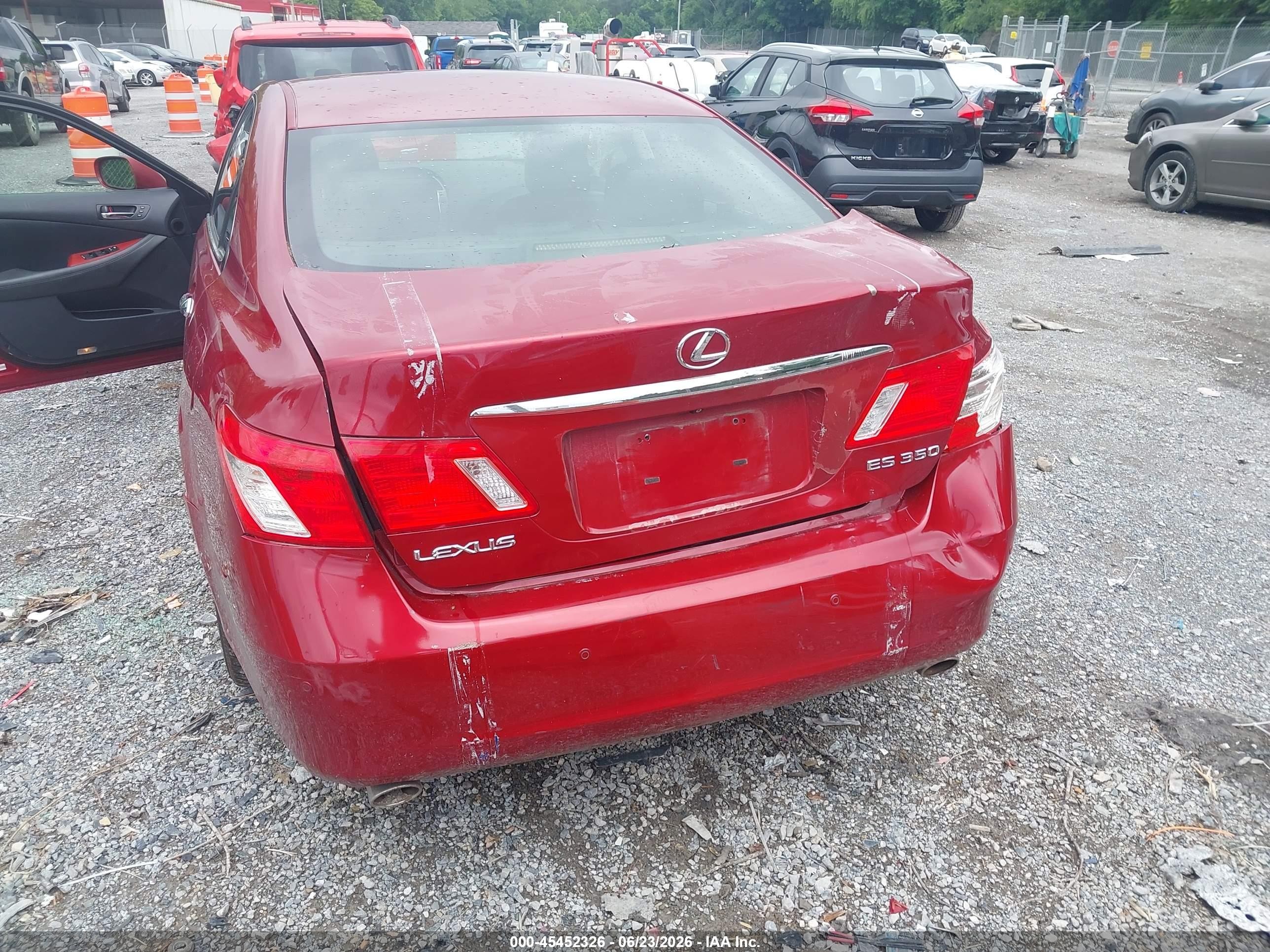 2009 Lexus Es 350   Burgundy vin: JTHBJ46G592342187