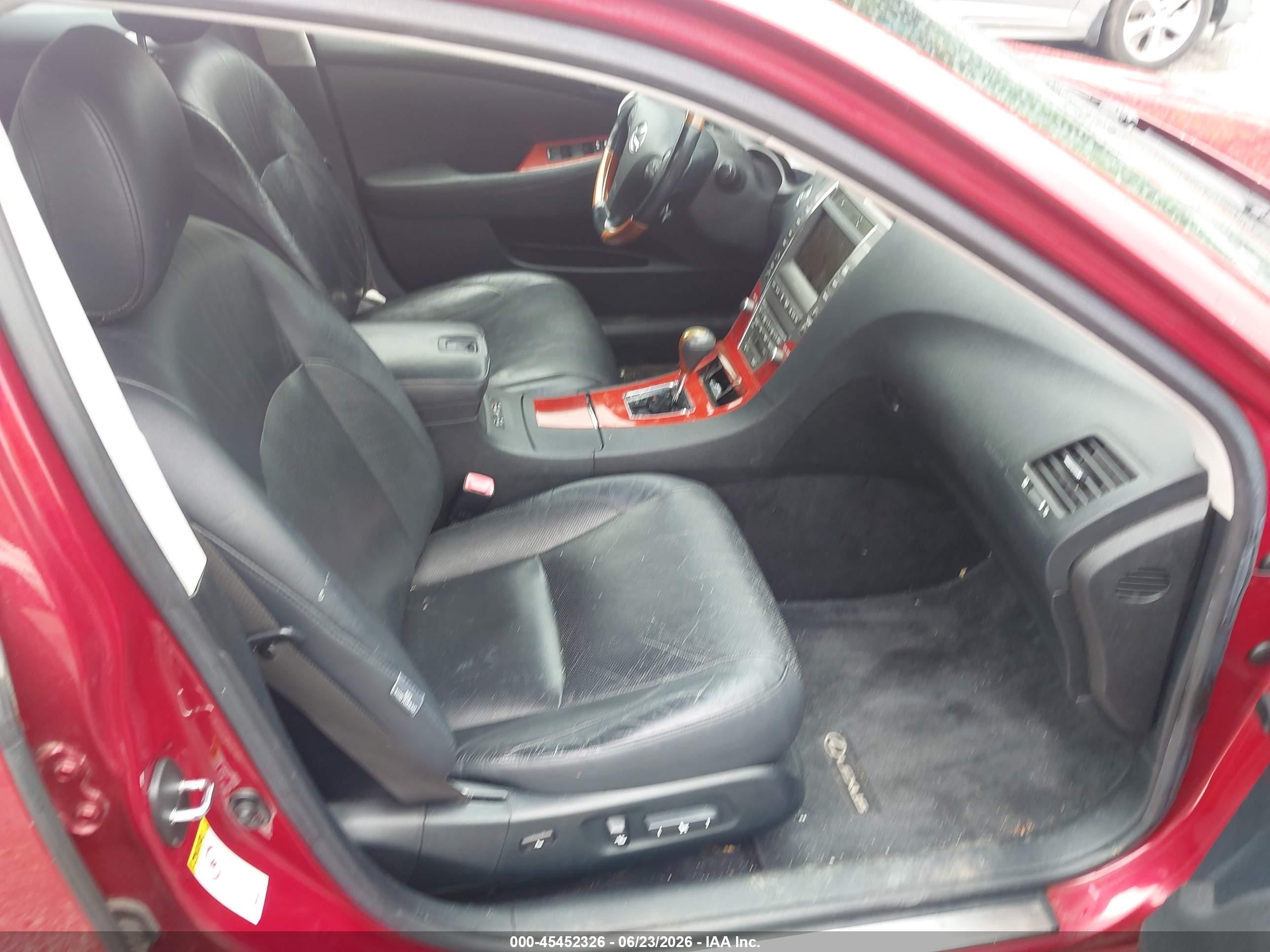 2009 Lexus Es 350   Burgundy vin: JTHBJ46G592342187