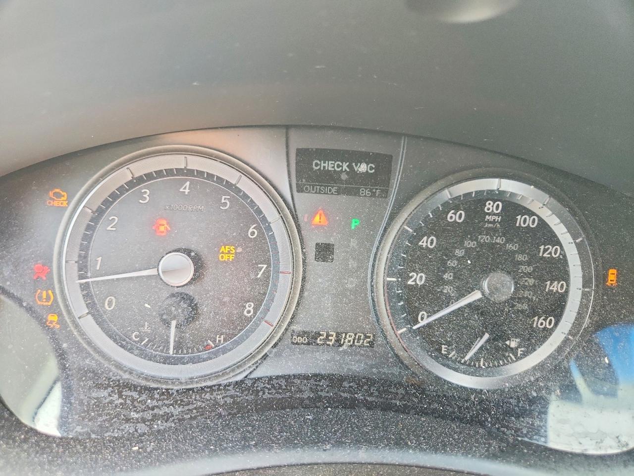 2007 Lexus Es 350 Base Серебряный vin: JTHBJ46G672007615