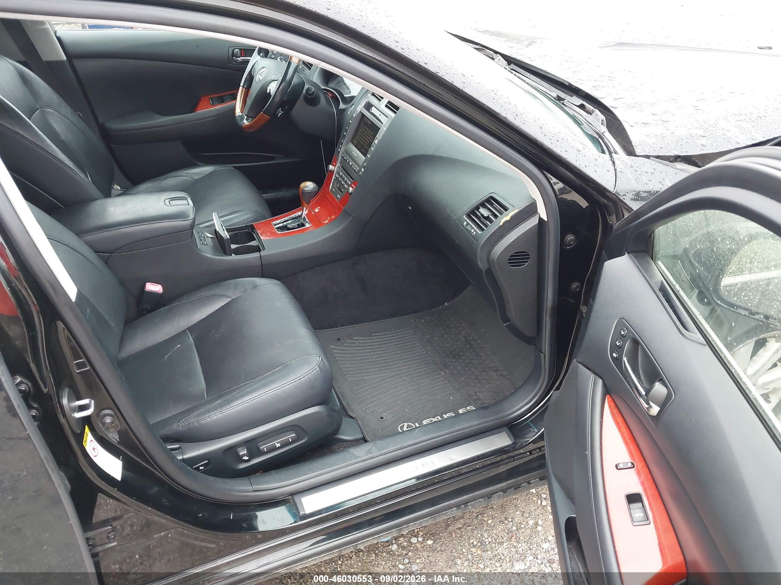 2007 Lexus Es 350   Black vin: JTHBJ46G672012894