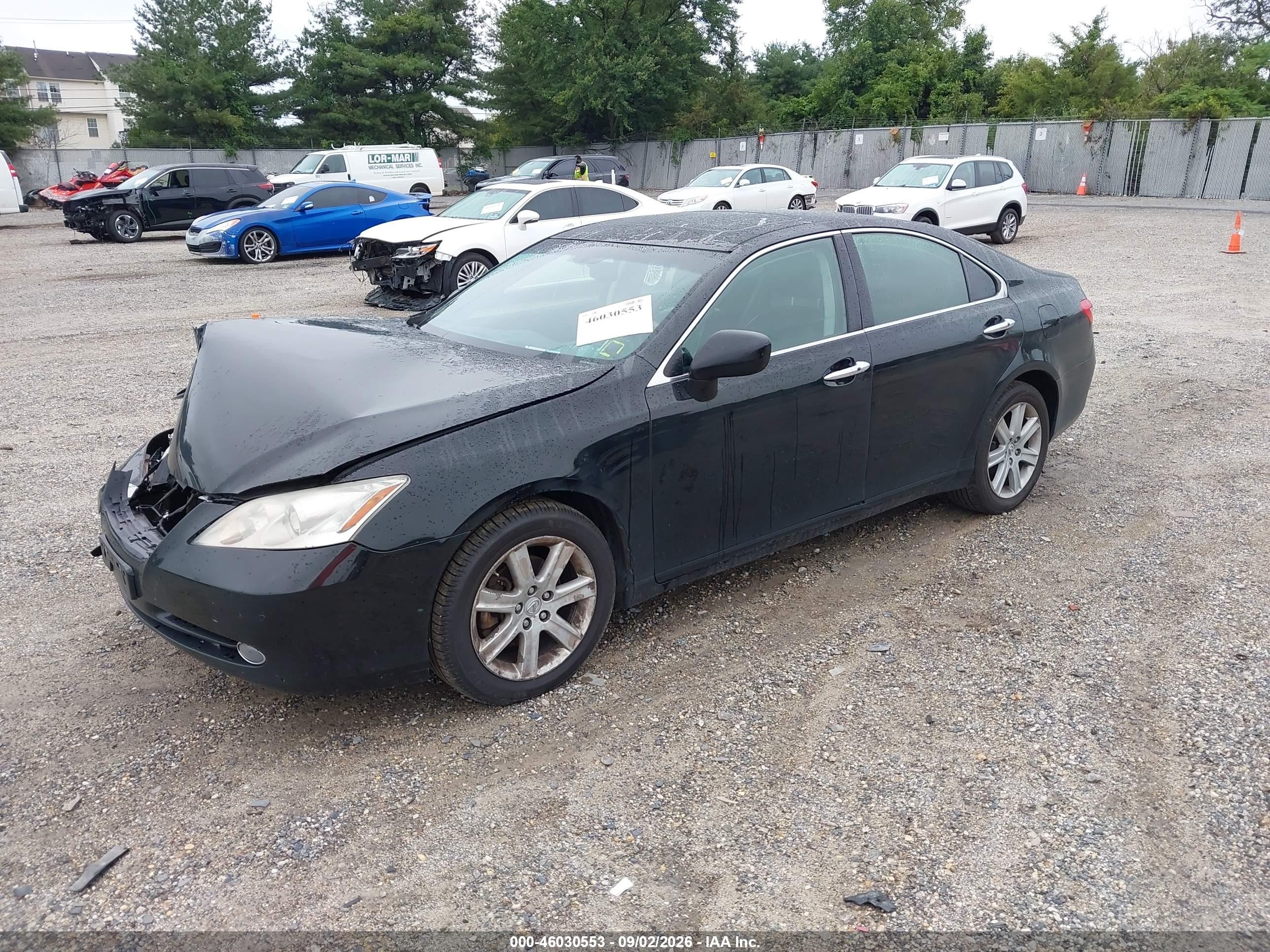 2007 Lexus Es 350   Black vin: JTHBJ46G672012894