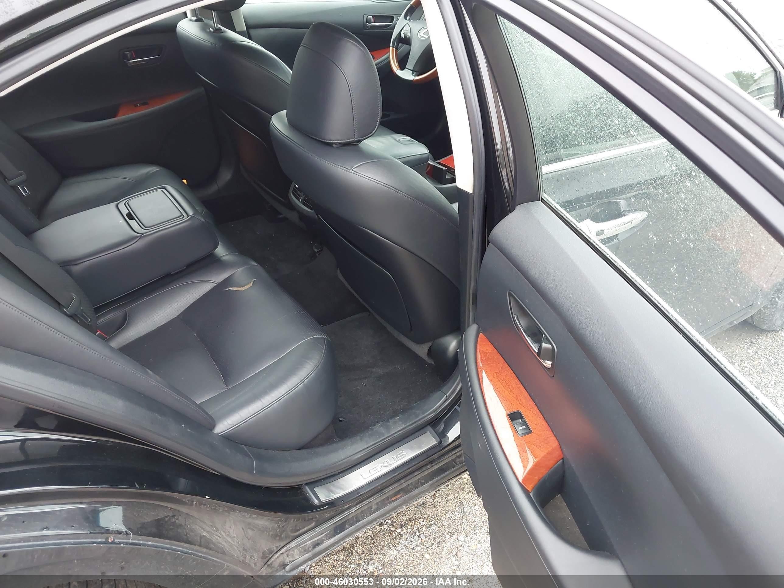 2007 Lexus Es 350   Black vin: JTHBJ46G672012894