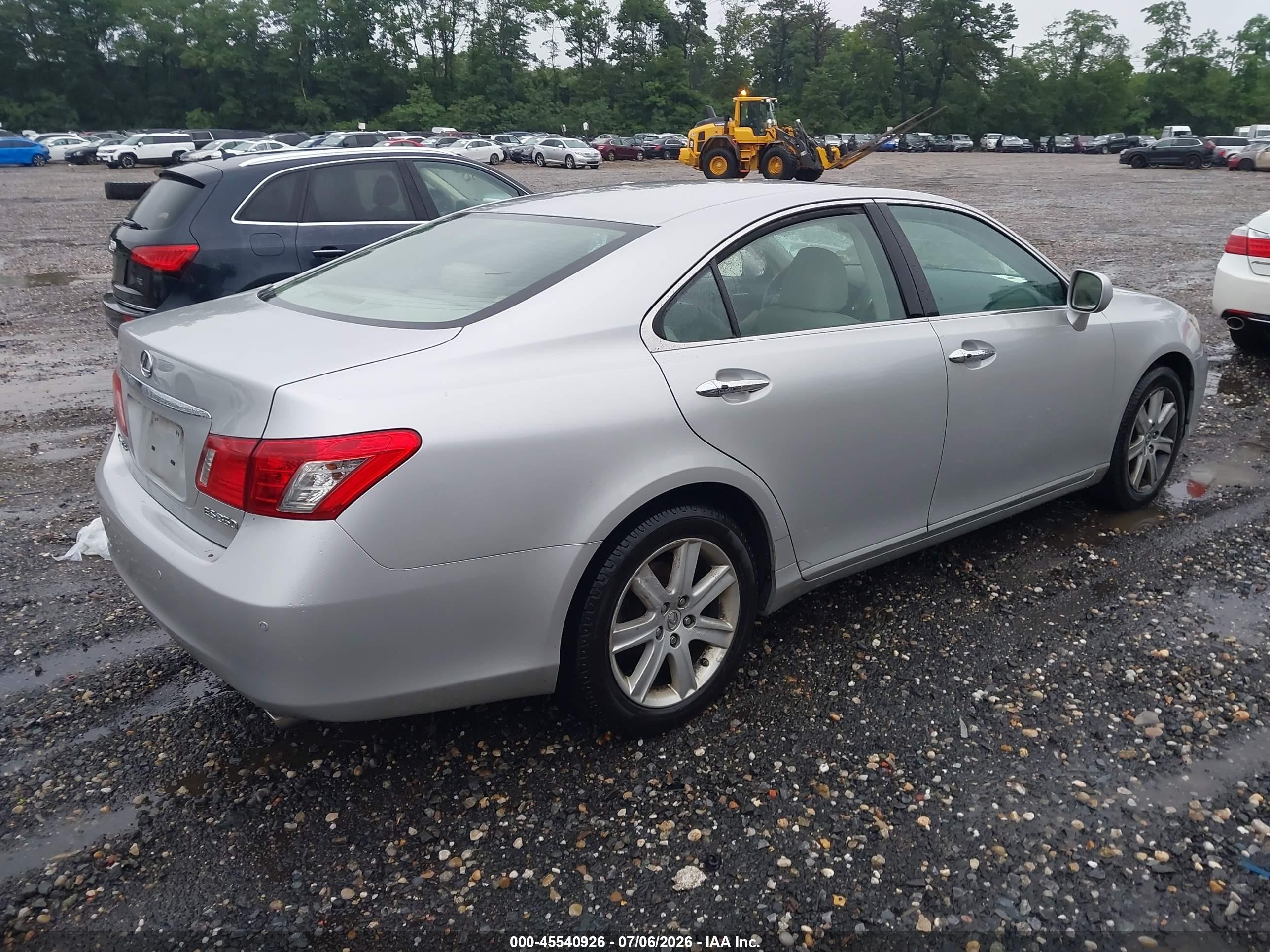 2007 Lexus Es 350   Silver vin: JTHBJ46G672015570