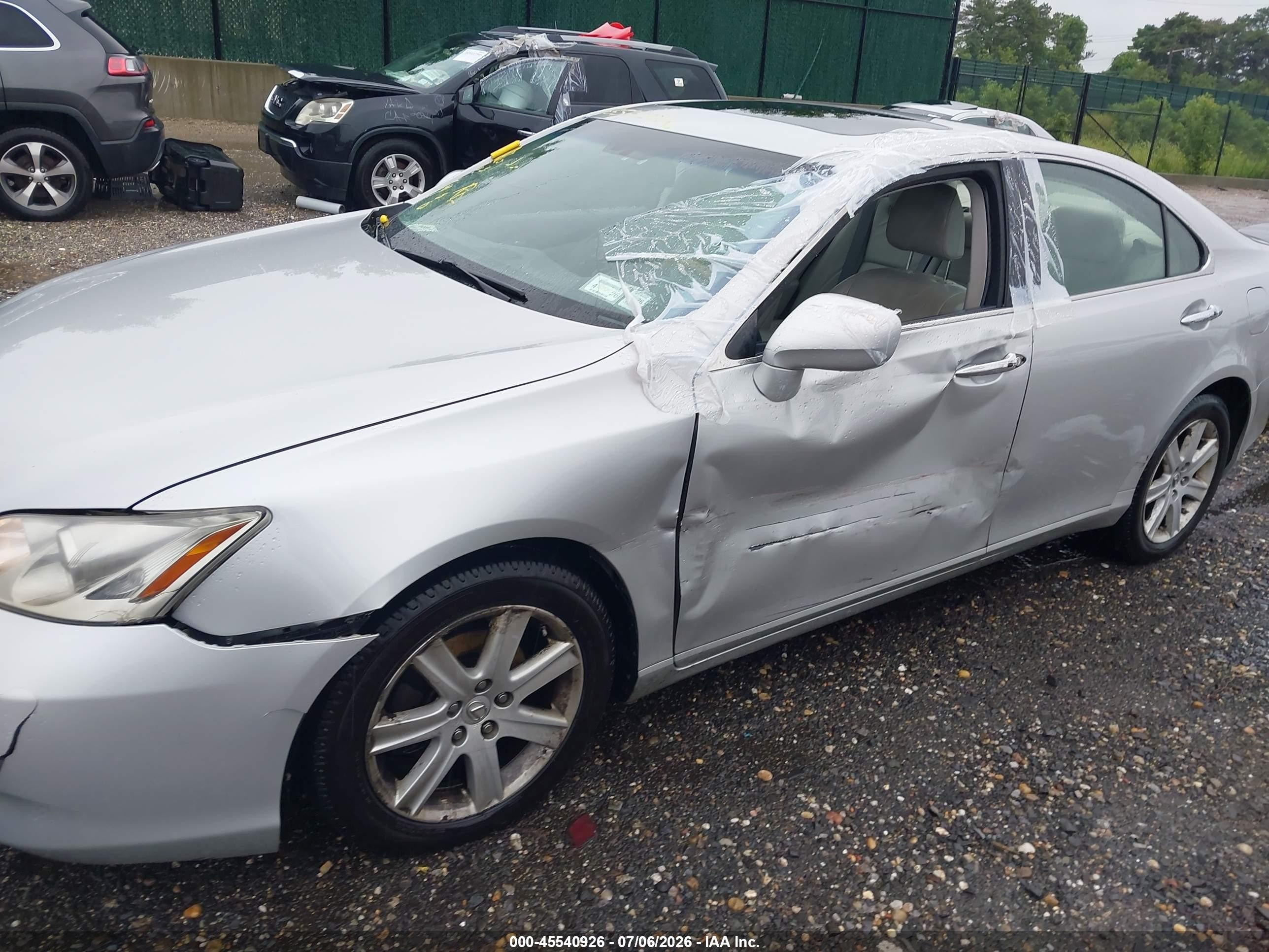 2007 Lexus Es 350   Silver vin: JTHBJ46G672015570