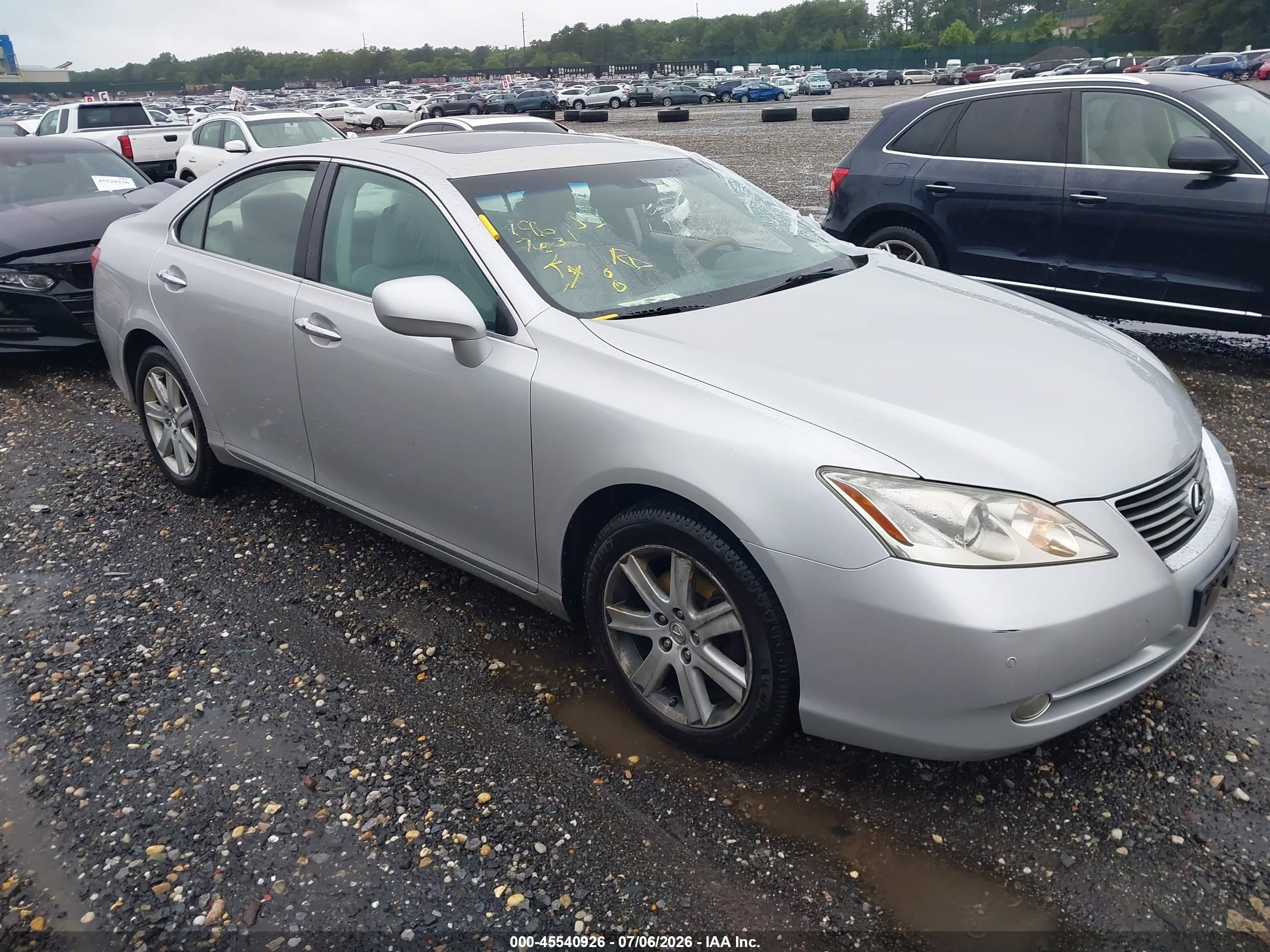 2007 Lexus Es 350   Silver vin: JTHBJ46G672015570