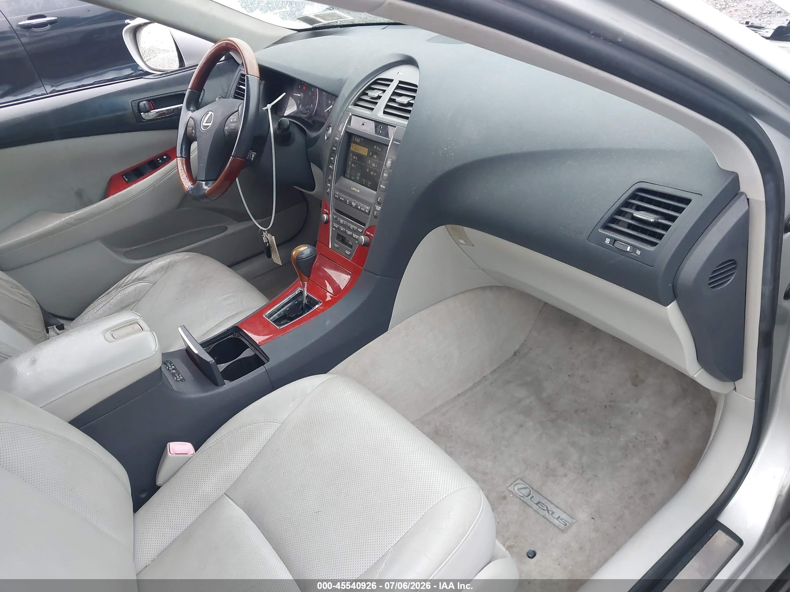 2007 Lexus Es 350   Silver vin: JTHBJ46G672015570