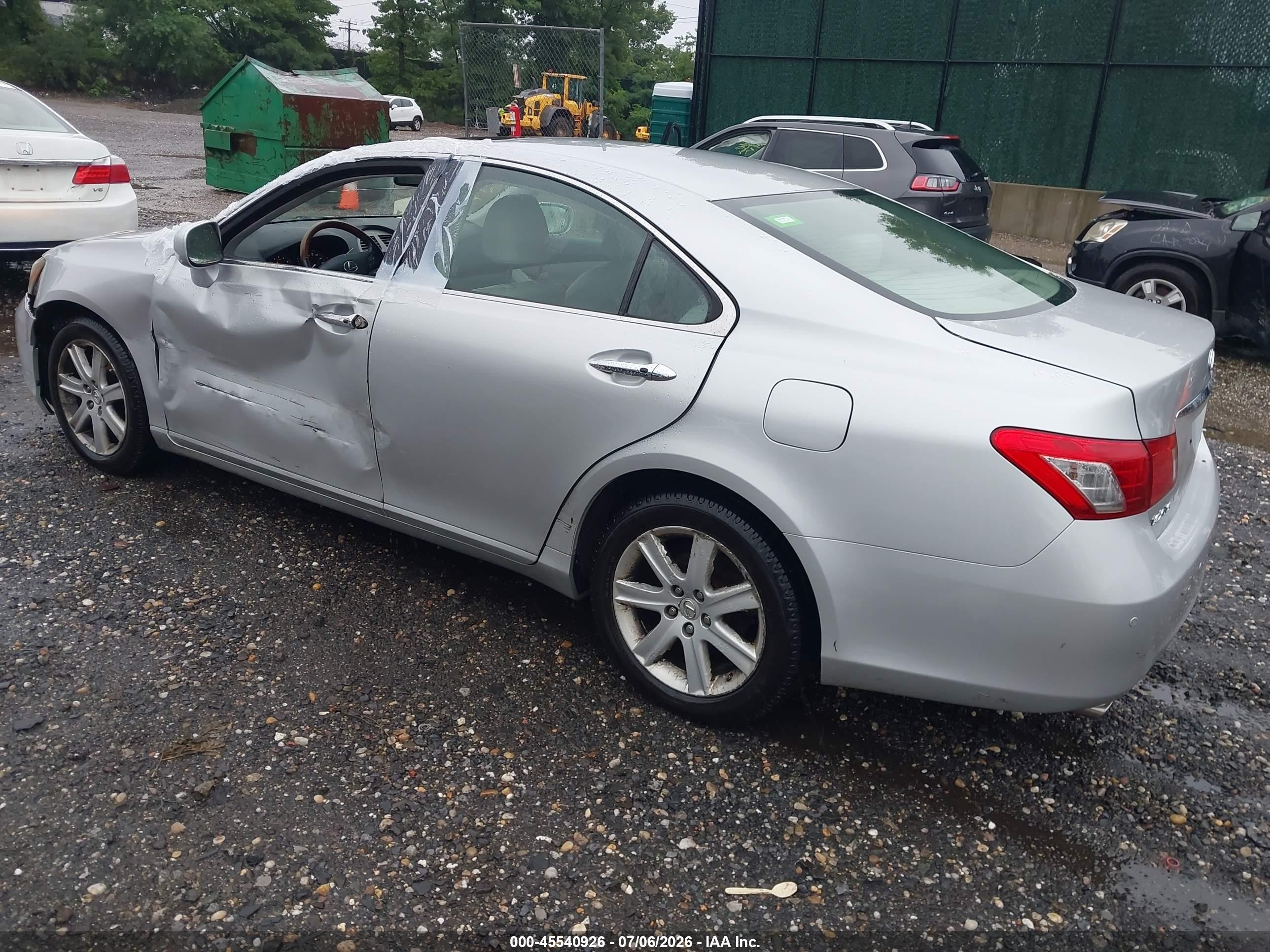 2007 Lexus Es 350   Silver vin: JTHBJ46G672015570