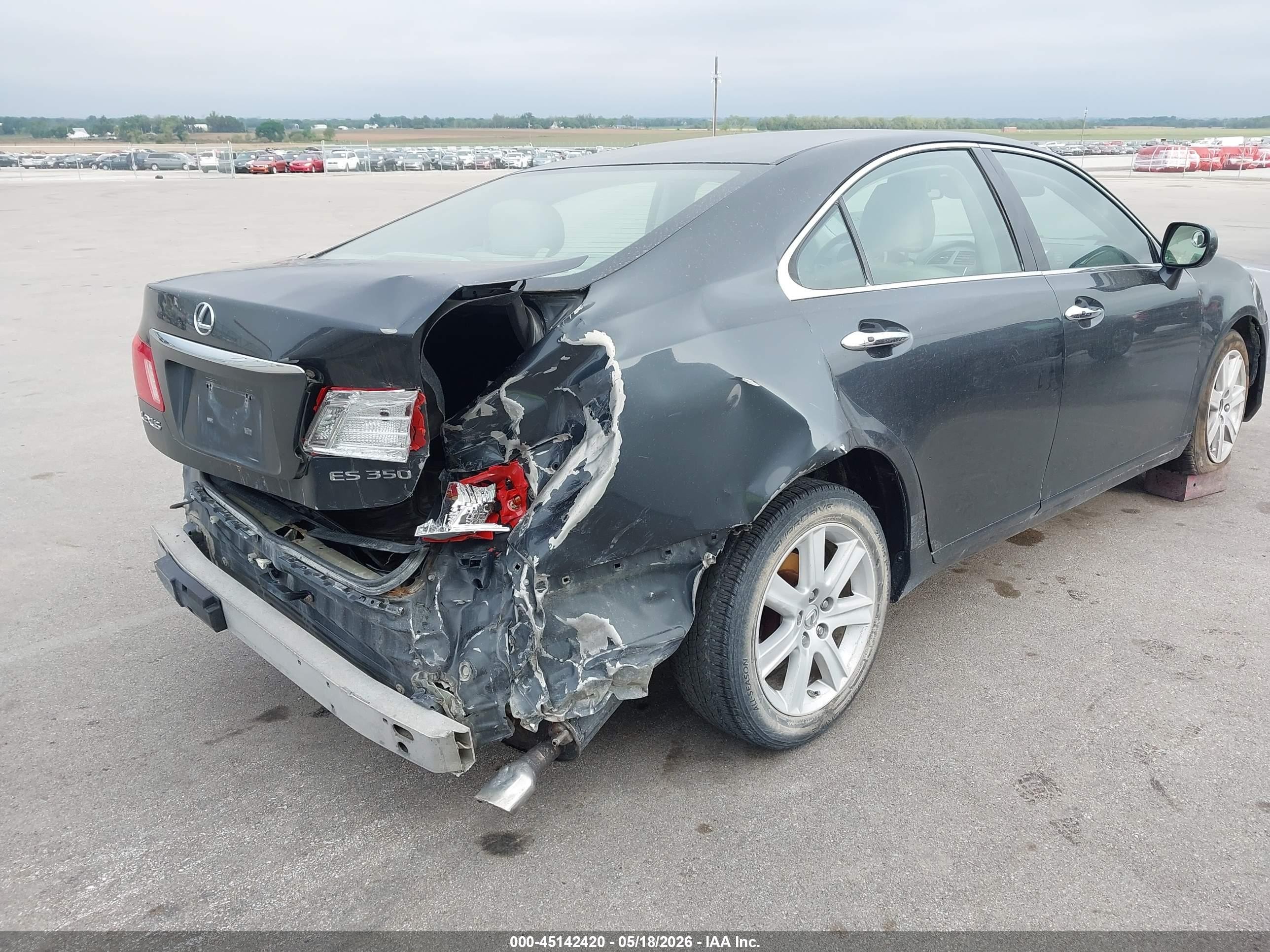 2007 Lexus Es 350   Black vin: JTHBJ46G672024690
