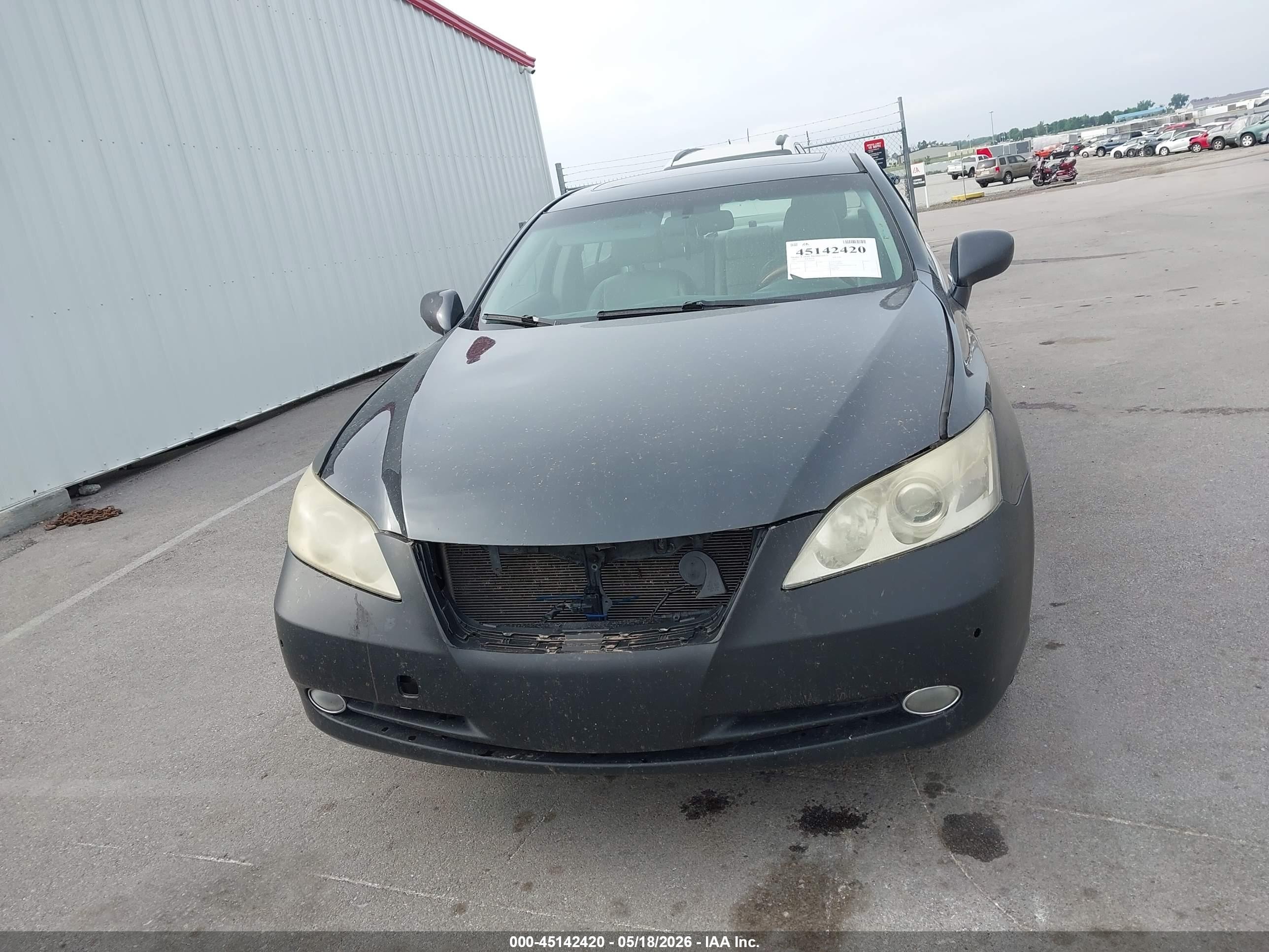 2007 Lexus Es 350   Black vin: JTHBJ46G672024690
