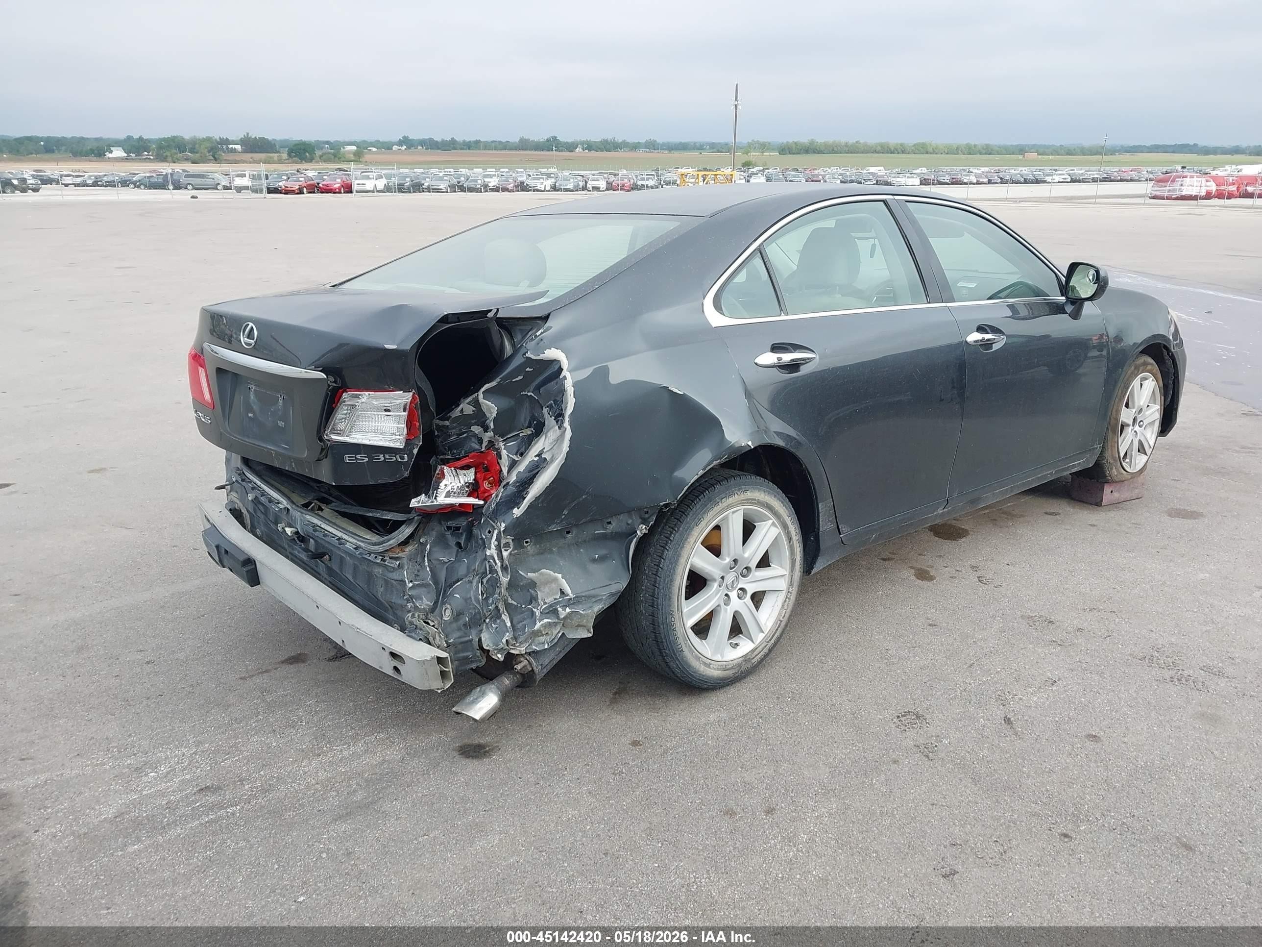 2007 Lexus Es 350   Black vin: JTHBJ46G672024690