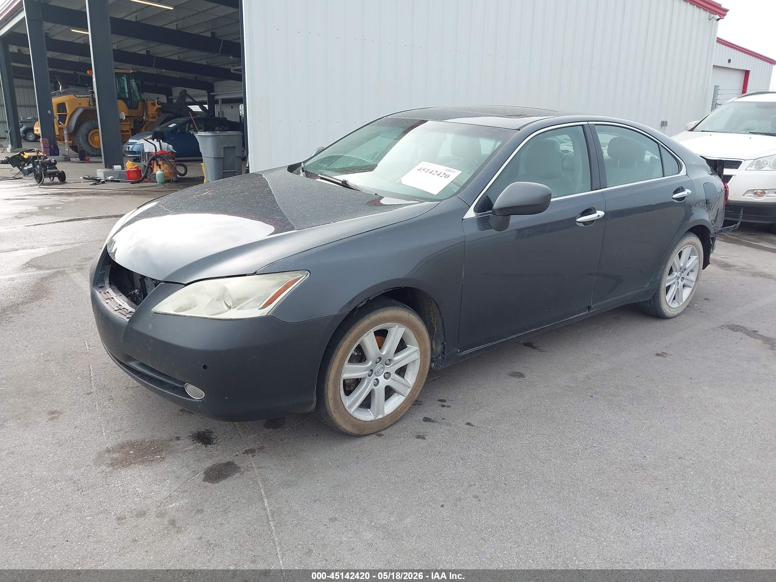 2007 Lexus Es 350   Black vin: JTHBJ46G672024690
